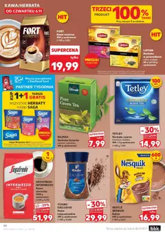 Pogląd oferty "Kaufland gazetka" - ważna od 06.11.2025 | Strona: 40 | Produkty: Herbata liściasta, Kawa, Herbata, Owoce