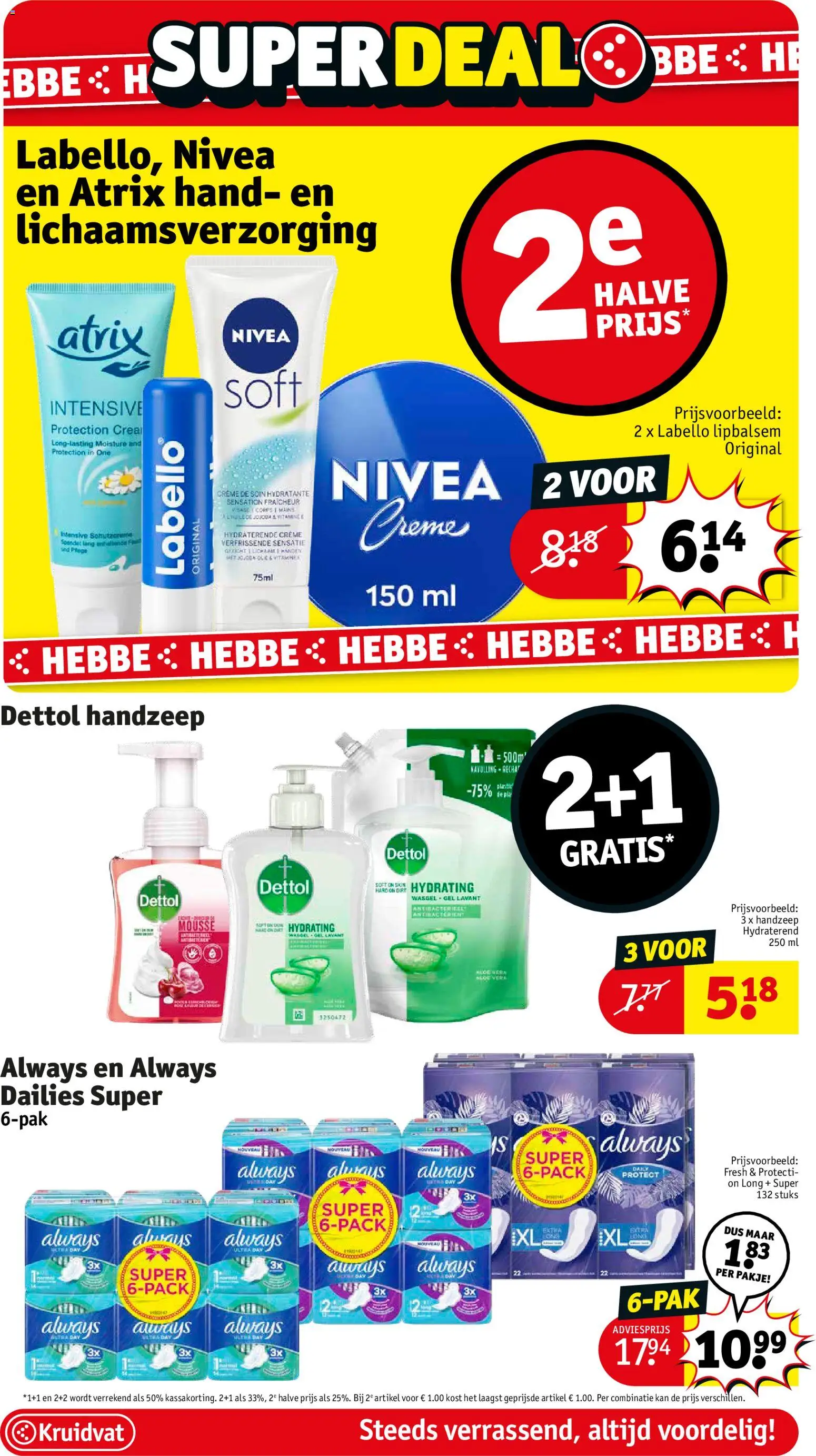 {H1} | Pagina: 43 | Producten: Handzeep, Crème, Kan