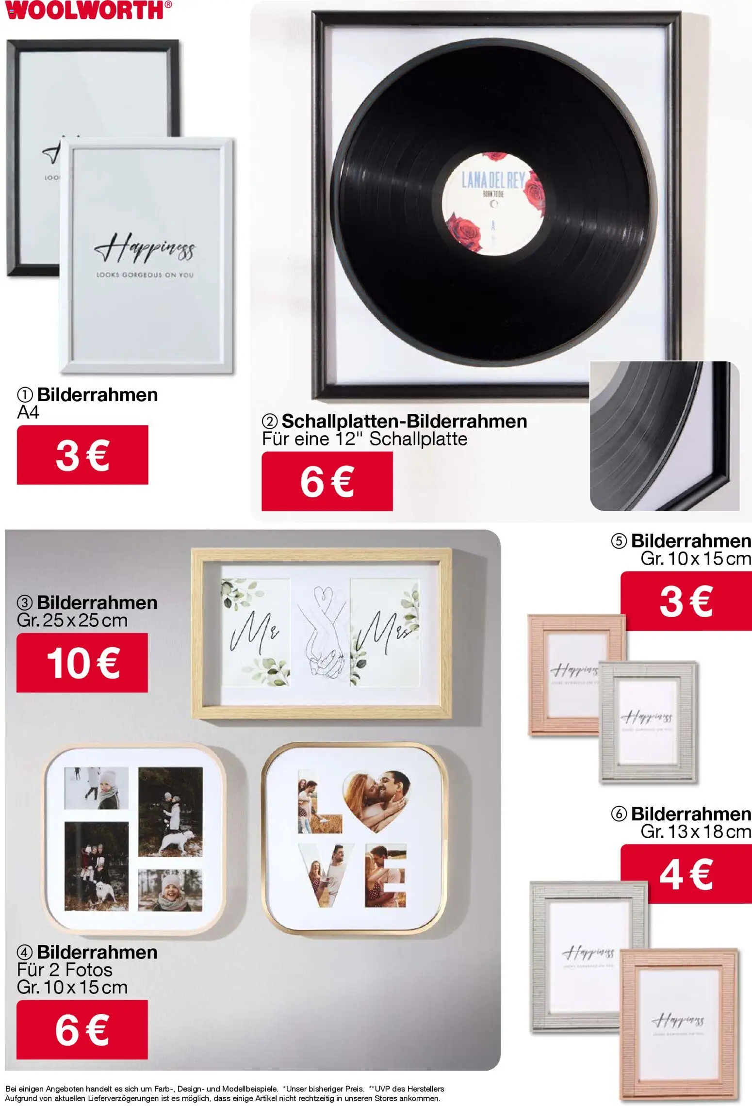 Woolworth Prospekt 	 – gültig ab 12.12.2025 | Seite: 12 | Produkte: Bilderrahmen