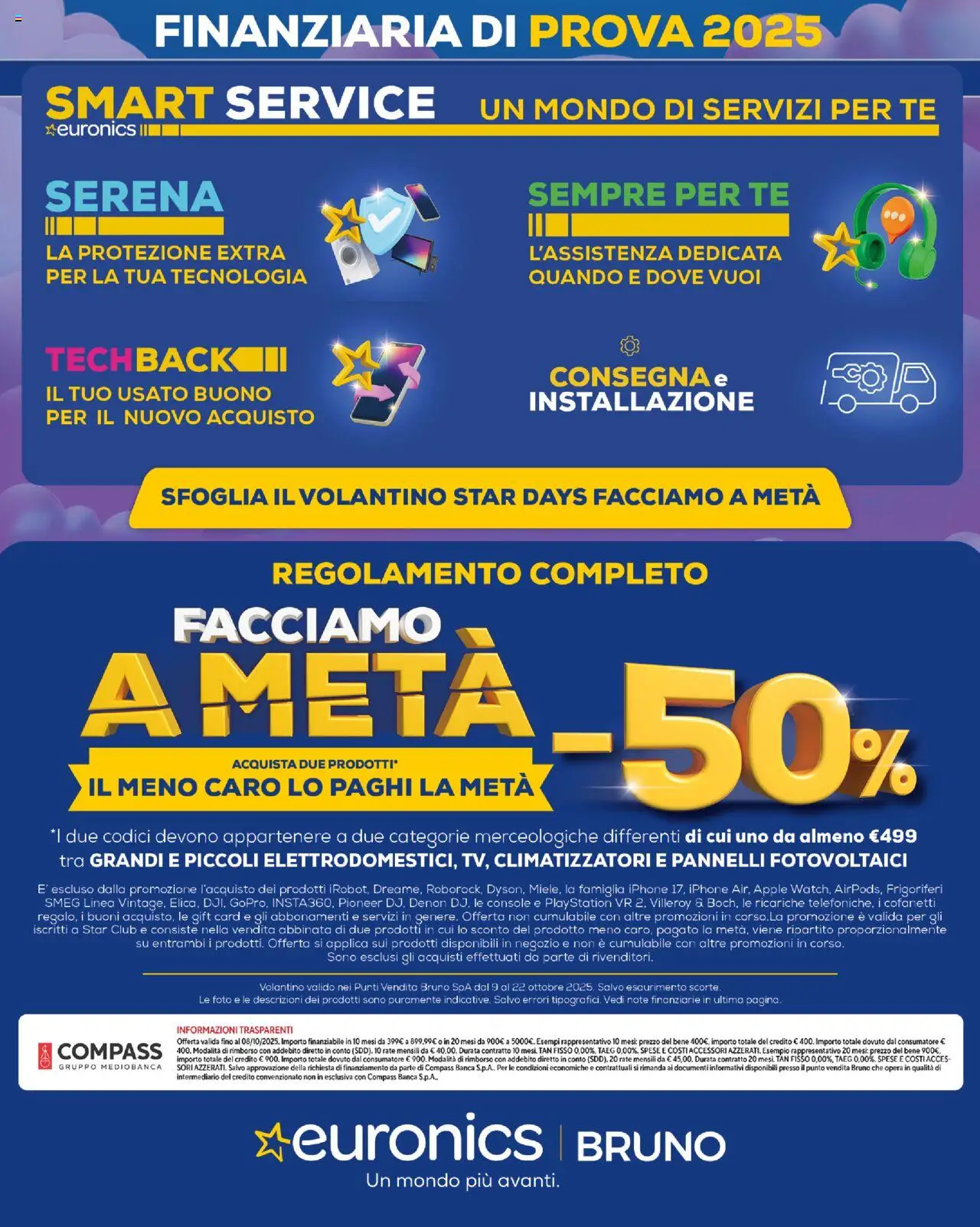 Volantino Euronics del 09.10.2025 | Pagina: 14 | Prodotti: Iphone, Tè, Playstation