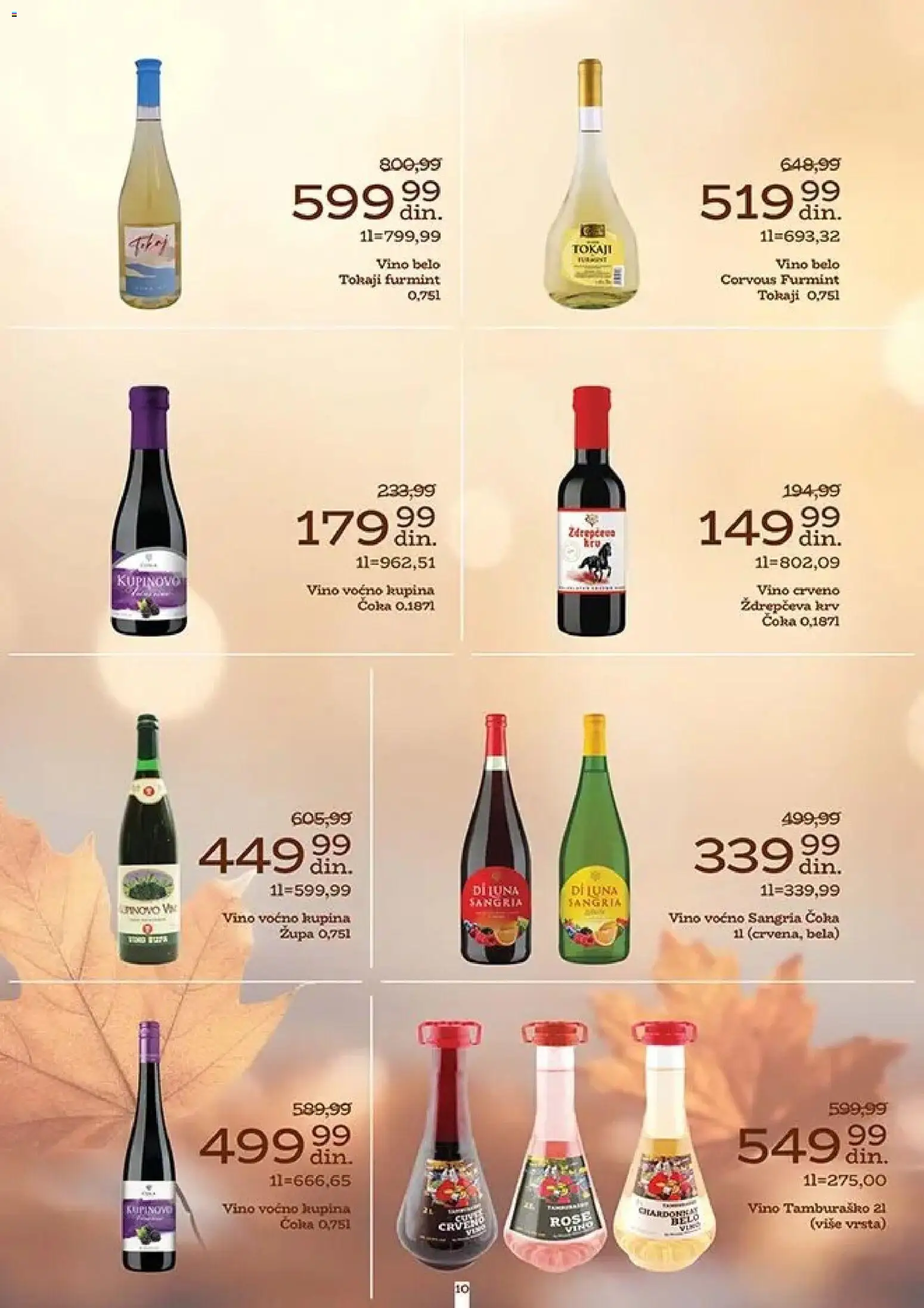 Univerexport katalog - važi od 06.11.2025 | Strana: 8 | Proizvode: Kupina, Belo vino, Vino