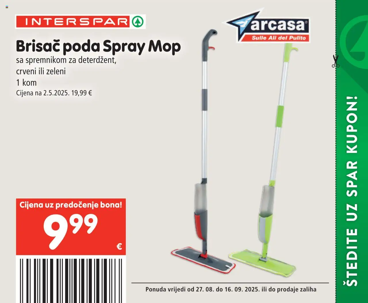 Interspar katalog | vrijedi od 27.08.2025 | Stranica: 76 | Proizvodi: Mop