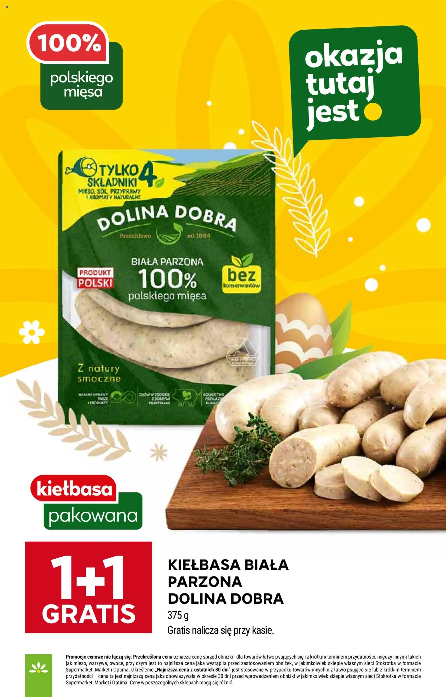 Stokrotka gazetka - Market od 19.03.2026 | Strona: 6 | Produkty: Kiełbasa, Stokrotka, Przyprawy