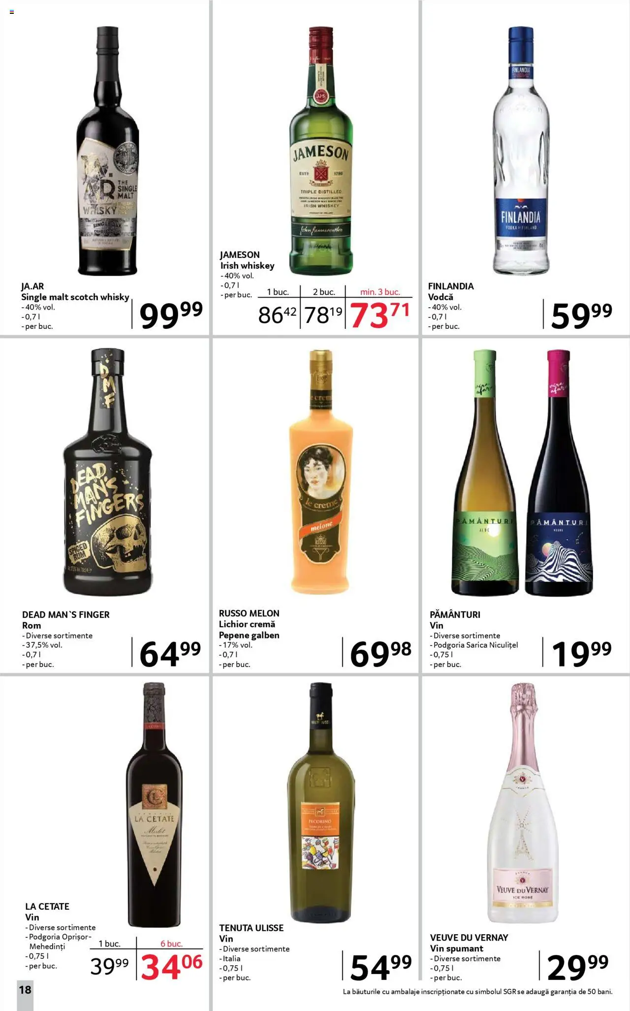 Catalog Selgros - Food – valabil de la 22.08.2025 | Pagină: 18 | Produse: Pepene Galben, Su ısıtıcı, Cremă, Vin