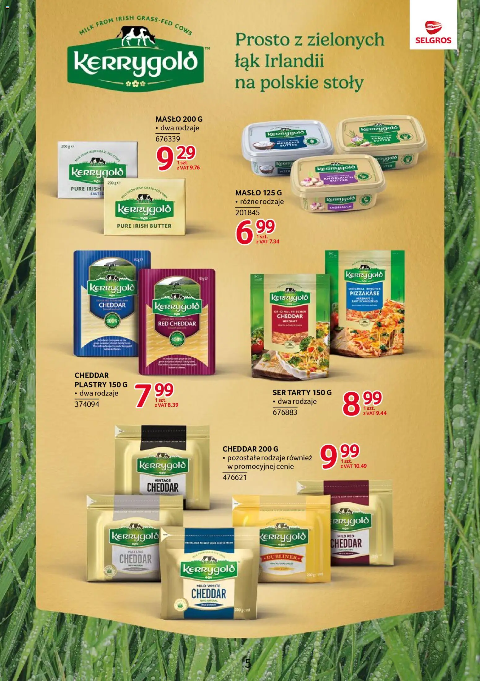 Selgros cash&carry Gazetka - Markowe produkty od 20.11.2025 | Strona: 5 | Produkty: Masło, Ser, Cheddar