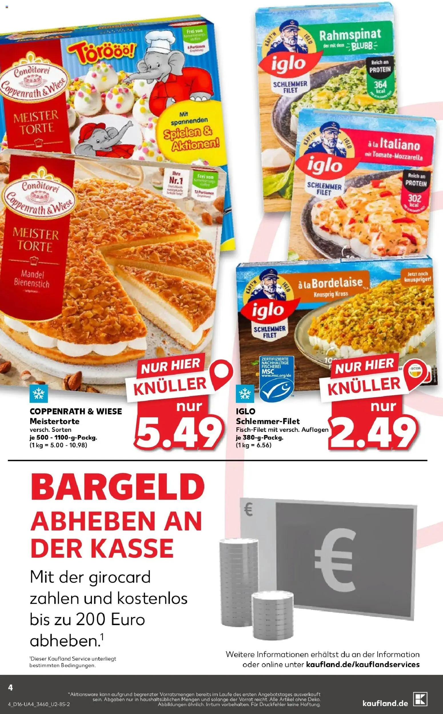 Kaufland Prospekt Weiden In Der Oberpfalz	 – gültig ab 16.04.2026 | Seite: 4 | Produkte: Iglo