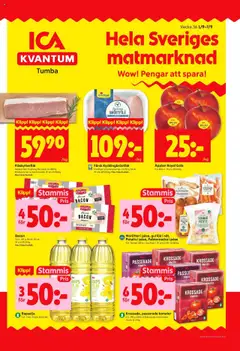 ICA Kvantum - Tumba - Förhandsvisning av reklamblad från butik ICA Kvantum aktuell från 01.09.2025