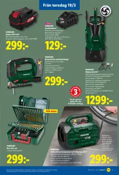 Lidl erbjudanden - Förhandsvisning av reklamblad från butik Lidl aktuell från 16.03.2026 | Sida: 22 | Produkter: Batterier, Kompressor, Set, Laddare
