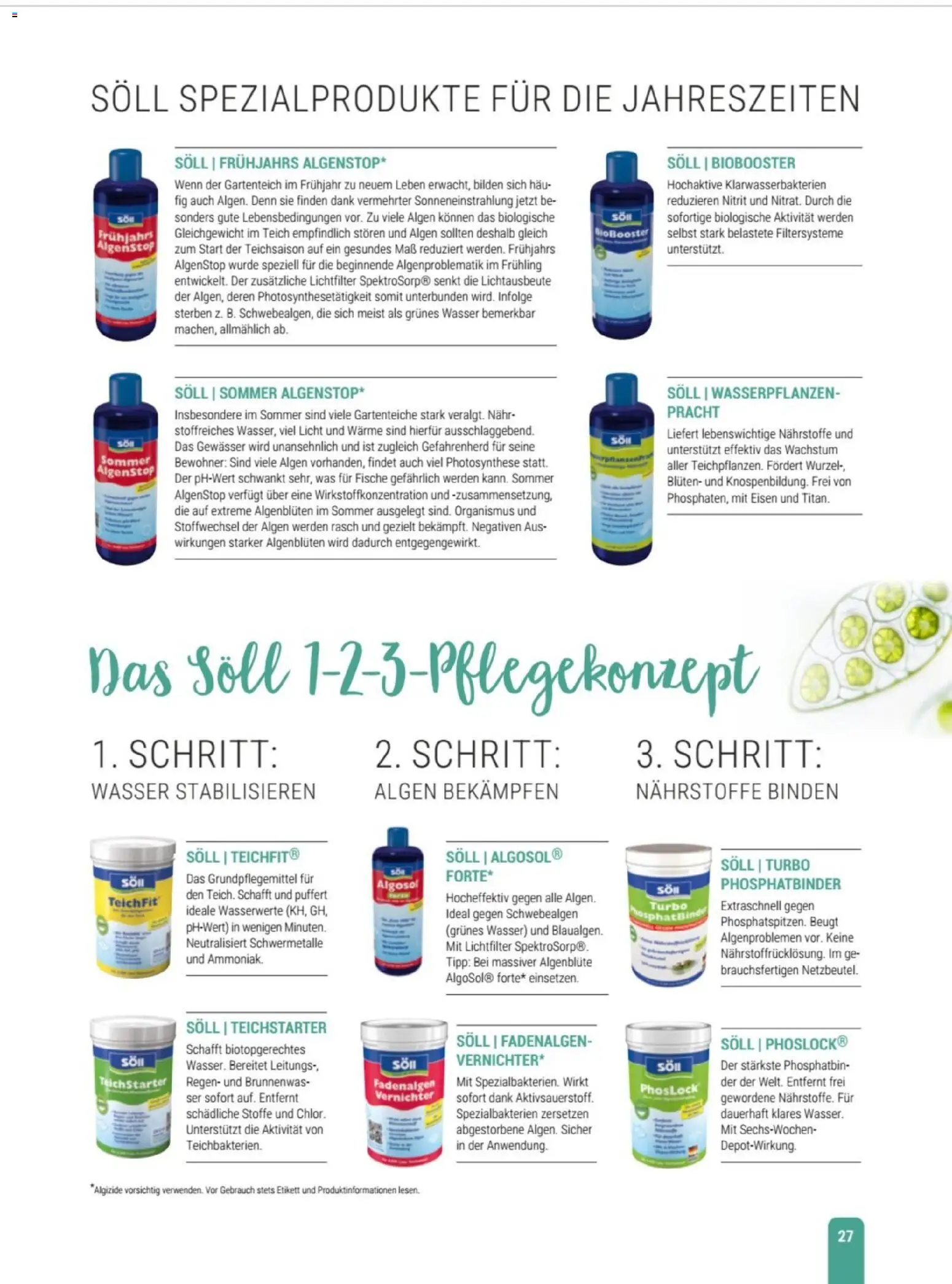 zookauf Themenkatalog Teich – gültig ab 23.03.2026 | Seite: 27 | Produkte: Wasser