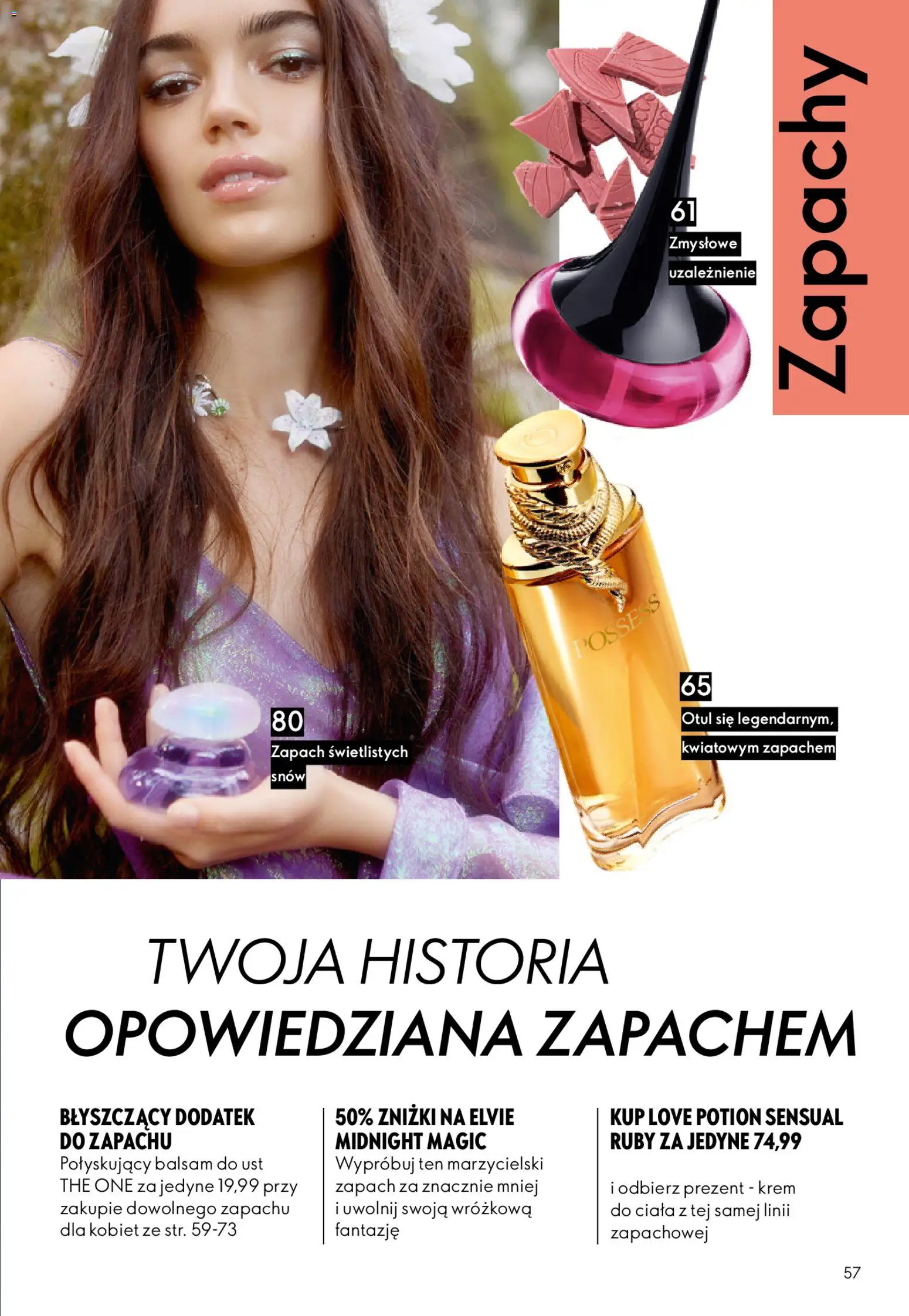 Oriflame Katalog 6 2026 od 15.04.2026 | Strona: 57 | Produkty: Zapach, Krem