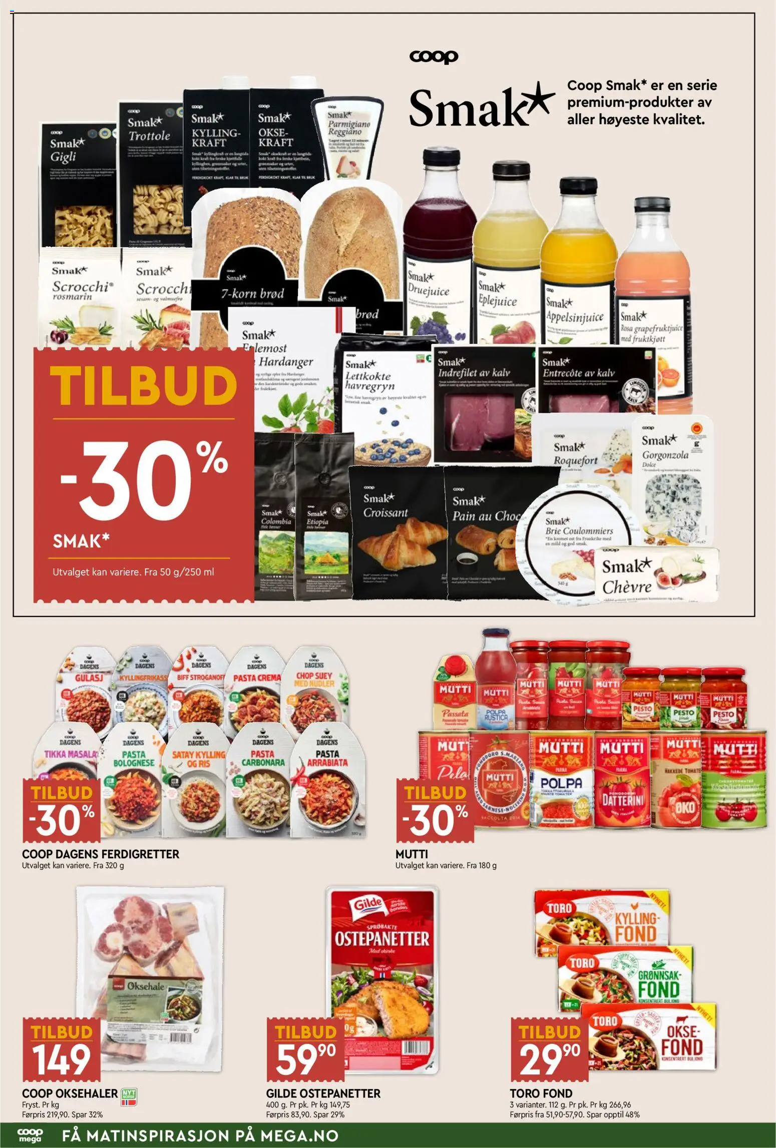 {H1} | Side: 2 | Produkter: Isvafler, Havregryn, Karrysalat, Brie