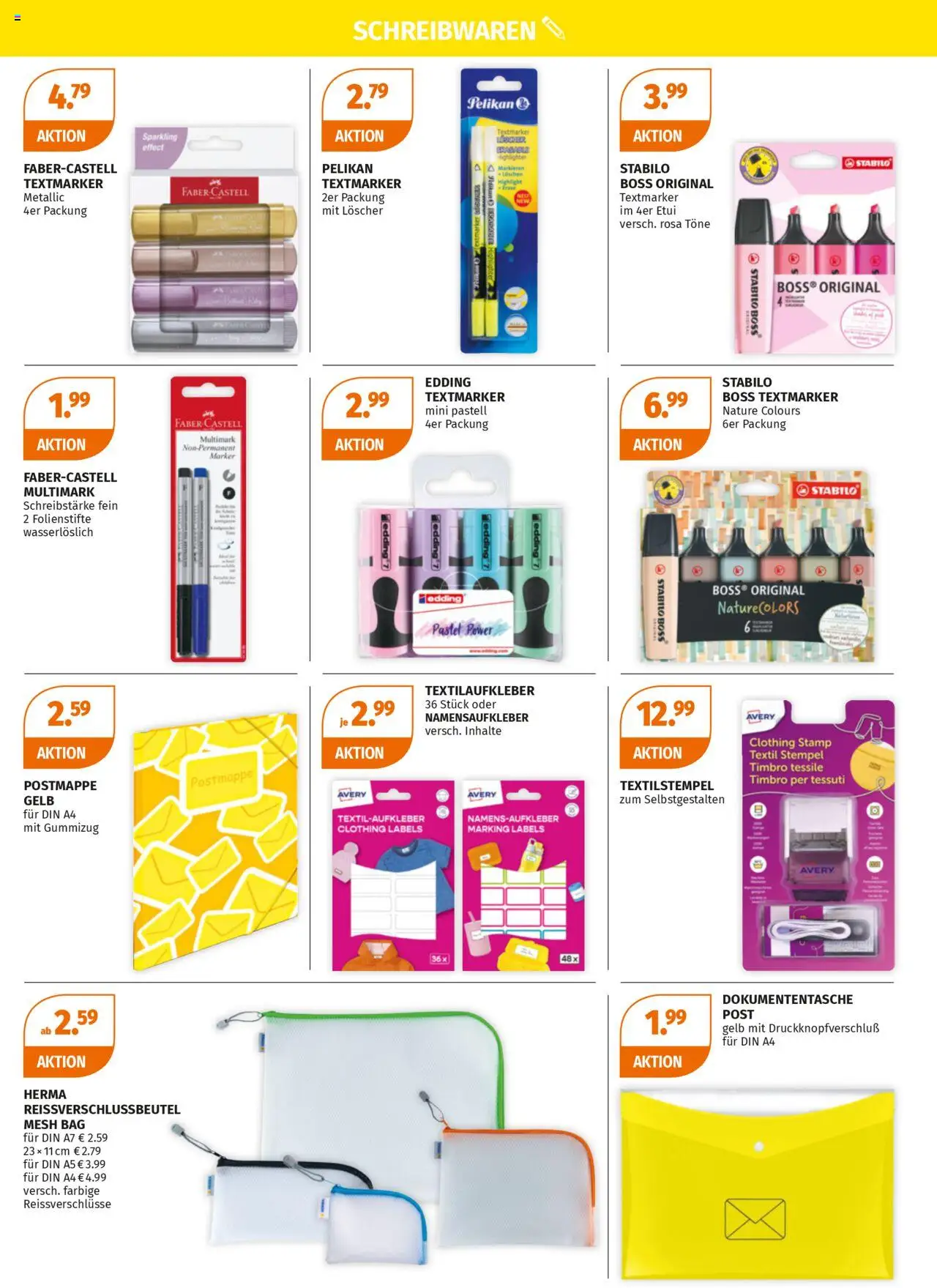 Müller Startklar für den Schulanfang - gültig ab dem 28.07.2025 | Seite: 5 | Produkte: Highlighter