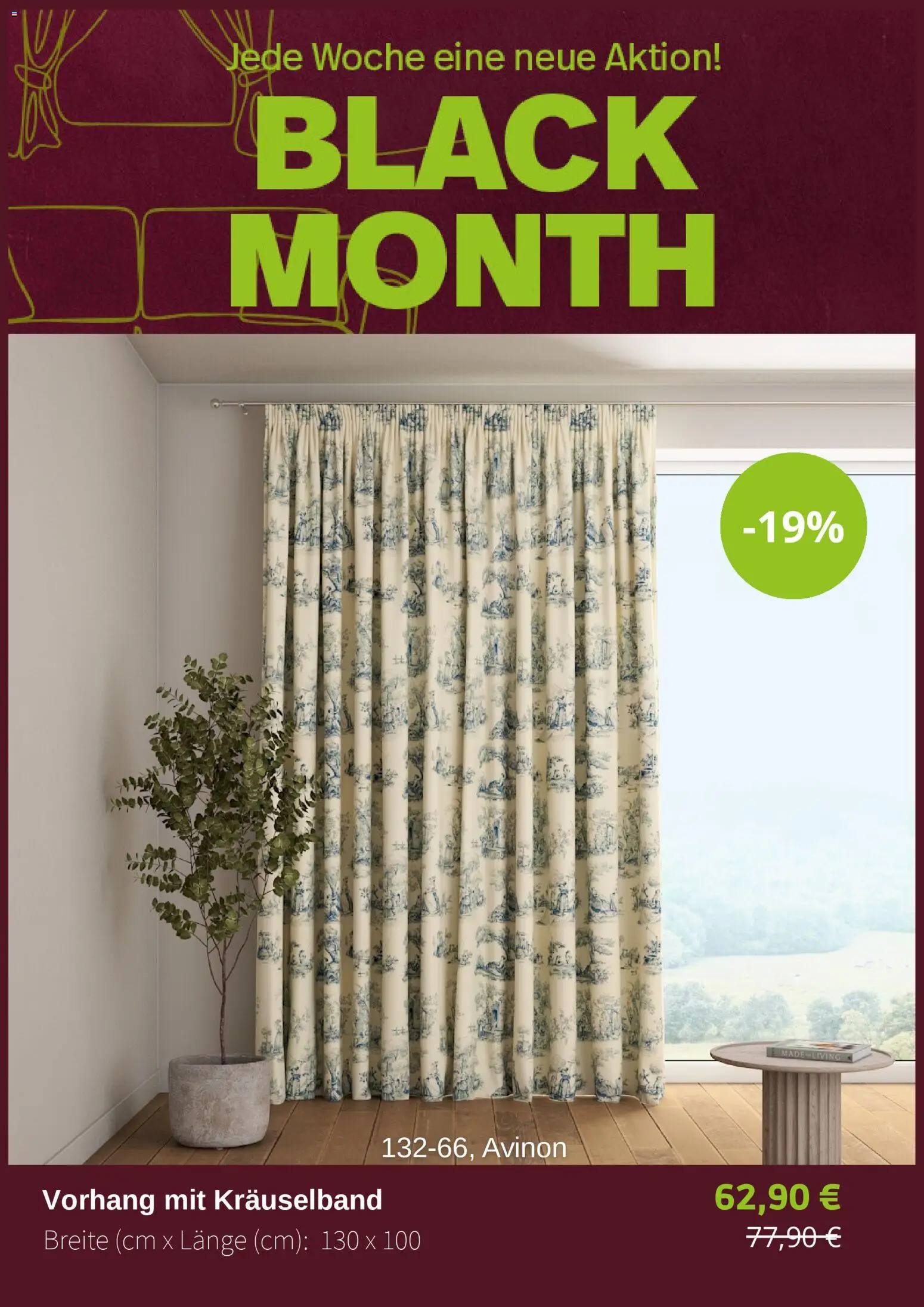 Dekoria - Black Friday – gültig ab 11.11.2025 | Seite: 6 | Produkte: Vorhang