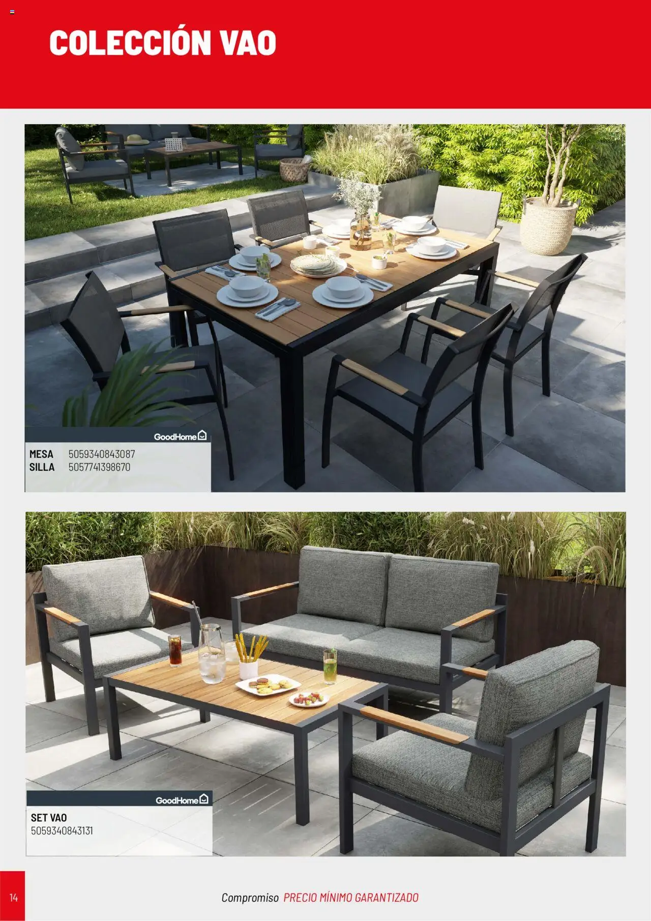 Brico Depôt Jardín │ válido desde el 25.04.2025 | Página: 14 | Productos: Mesa, Silla
