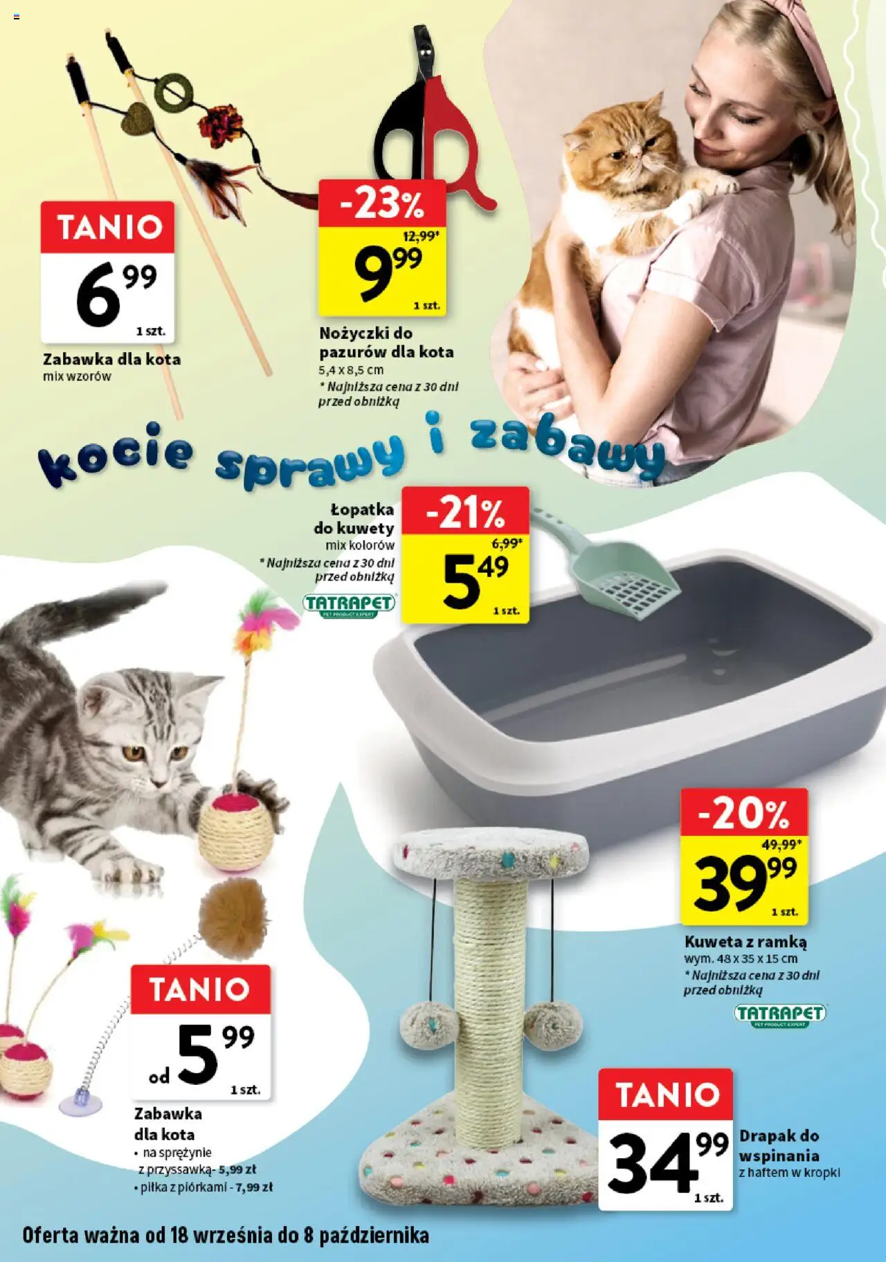 Intermarche Gazetka - Z miłości do pupila od 18.09.2025 | Strona: 10 | Produkty: Drapak, Ramka
