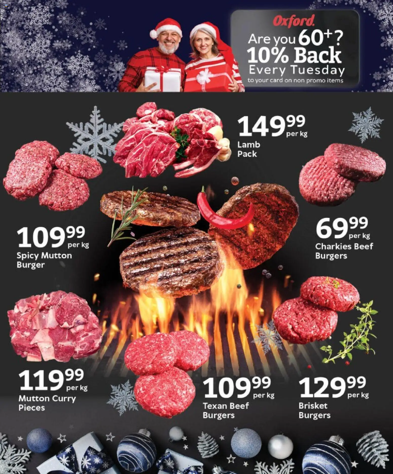 New Oxford Freshmarket catalogue – valid from 26.11.2025 | Page: 7 | Products: Beef, Burgers