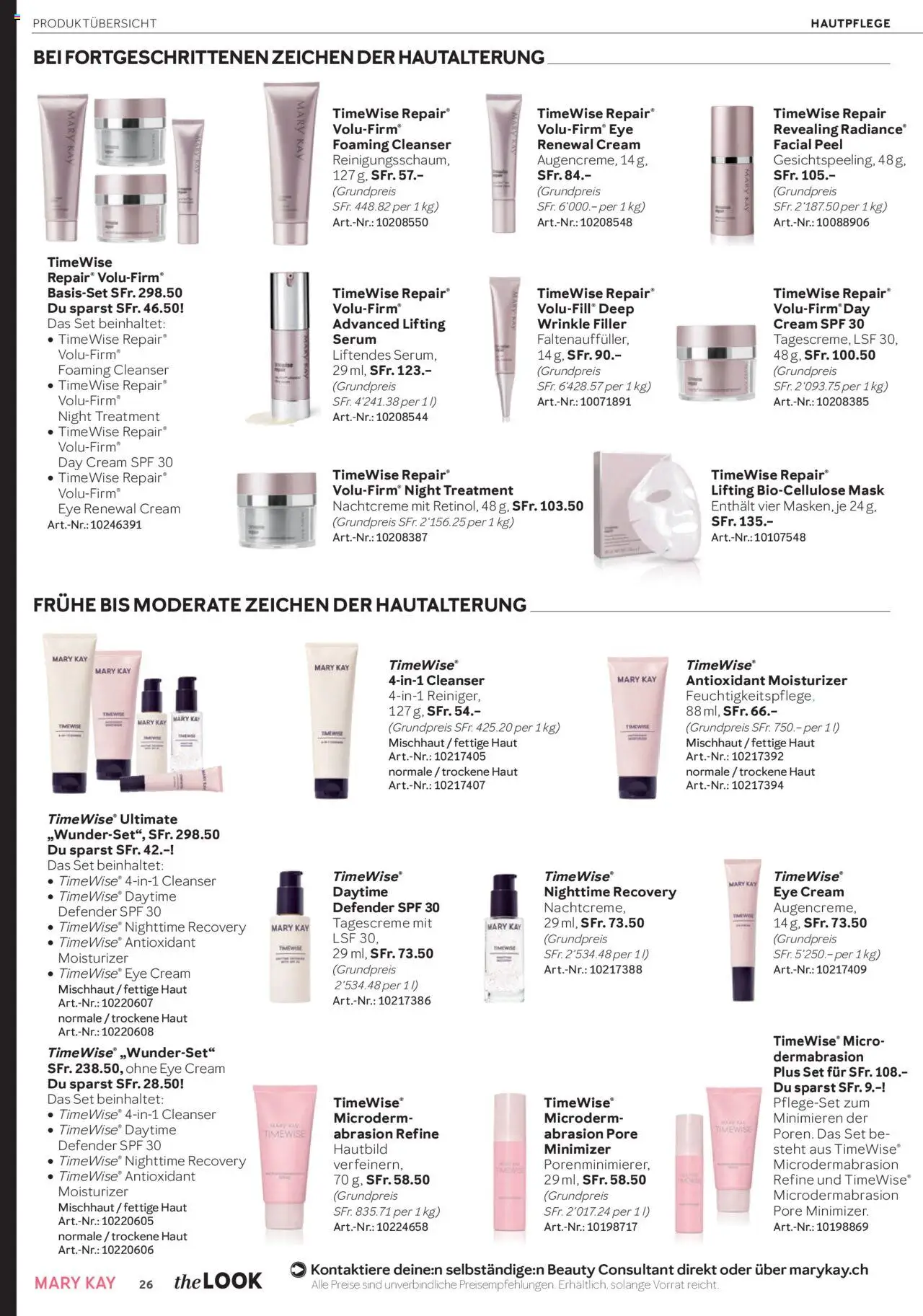 Mary Kay Aktionen – gültig ab 16.10.2025 | Seite: 26 | Produkte: Serum, Tagescreme, Nachtcreme