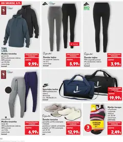 Muška trenirka, gornji dio, 60% poliesterska vlakna, 40% pamuk, vel. M-XXL, razne boje, komad - Pregled kataloga iz trgovine Kaufland, vrijedi od 05.11.2025 | Stranica: 30