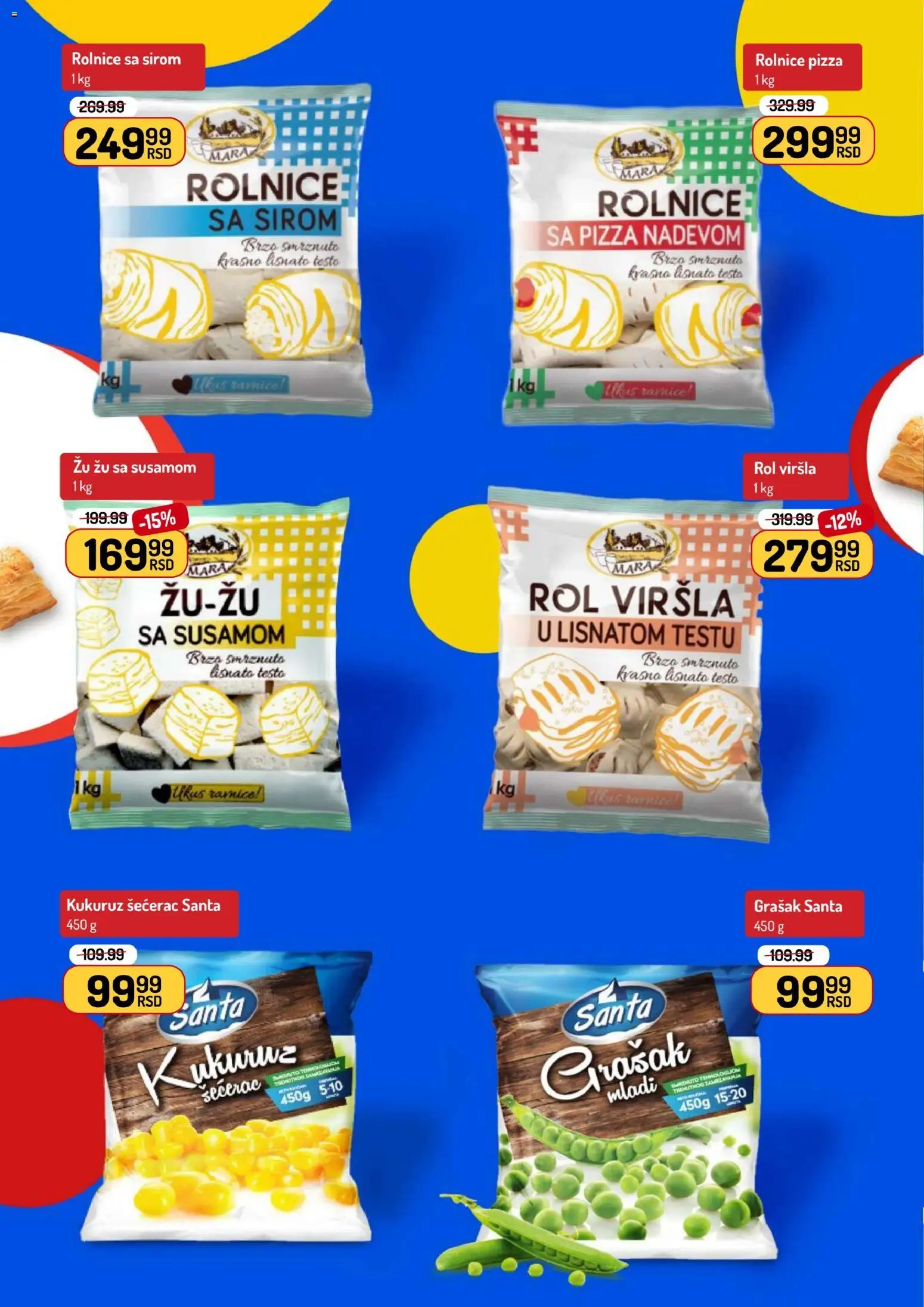 Aman katalog - važi od 19.01.2026 | Strana: 14 | Proizvode: Lisnato testo, Grašak, Kukuruz šećerac, Kukuruz