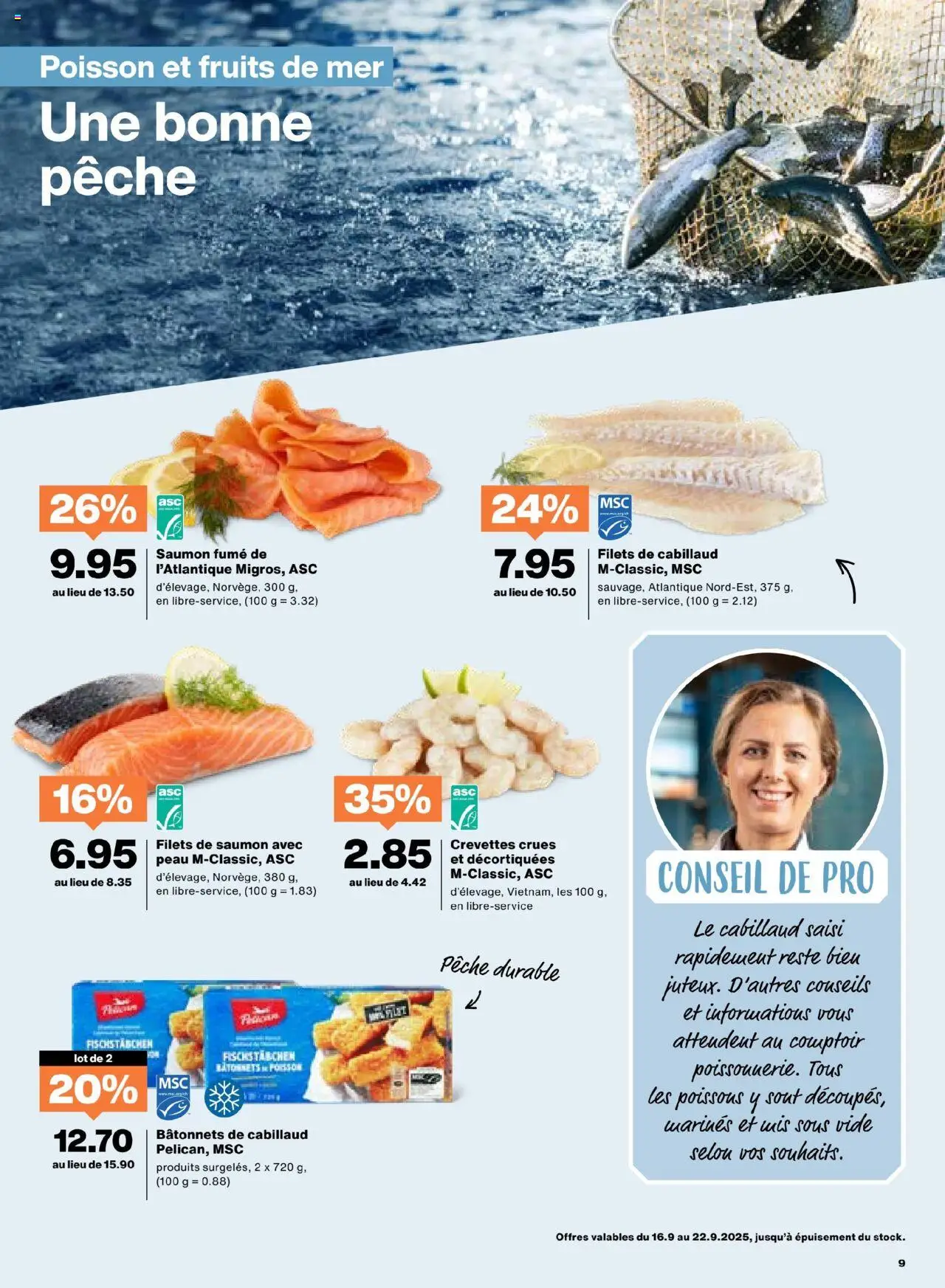 Migros Aktionen FR – gültig ab 16.09.2025 | Seite: 9