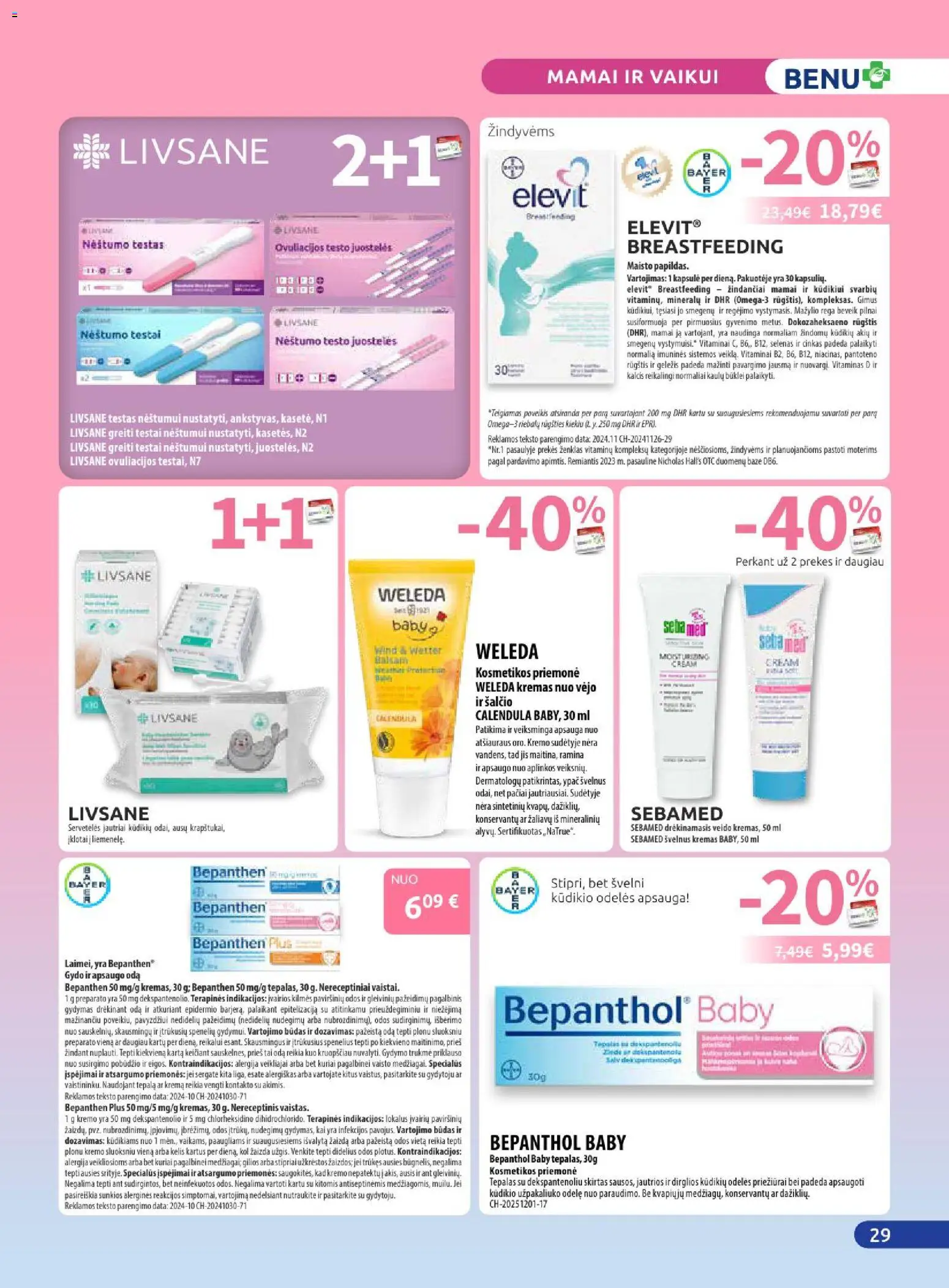 BENU akcijos nuo 01.01.2026 | Puslapis: 29 | Prekių: Kremas