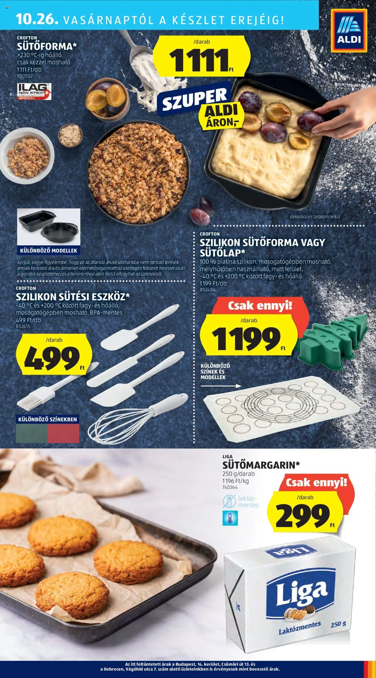 Aldi akciós ujság - amely érvényes a következő dátumtól: 24.10.2025 | Oldal: 45 | Termékek: Sütőforma, Dekoráció