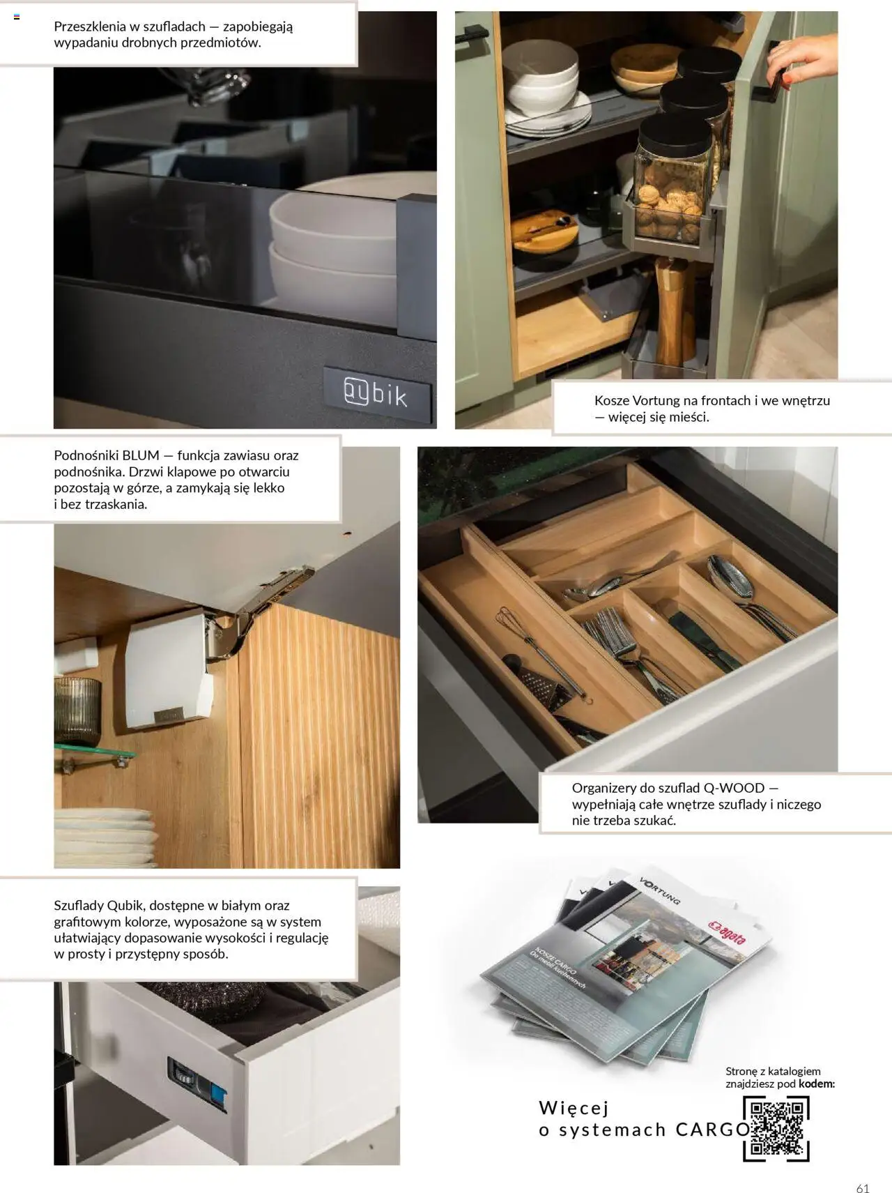 Salony Agata Gazetka - Kuchnie Qubik od 21.03.2025 | Strona: 61