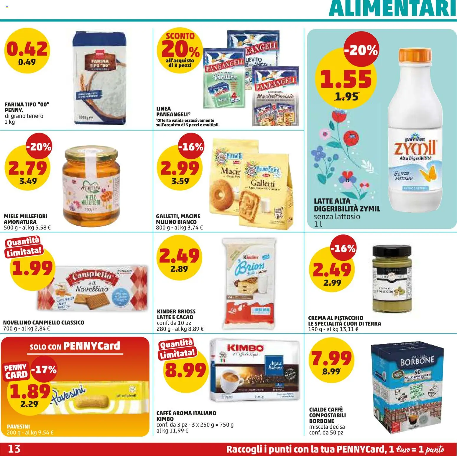 Volantino PENNY del 26.03.2026 | Pagina: 13 | Prodotti: Crema, Latte, Farina, Cacao