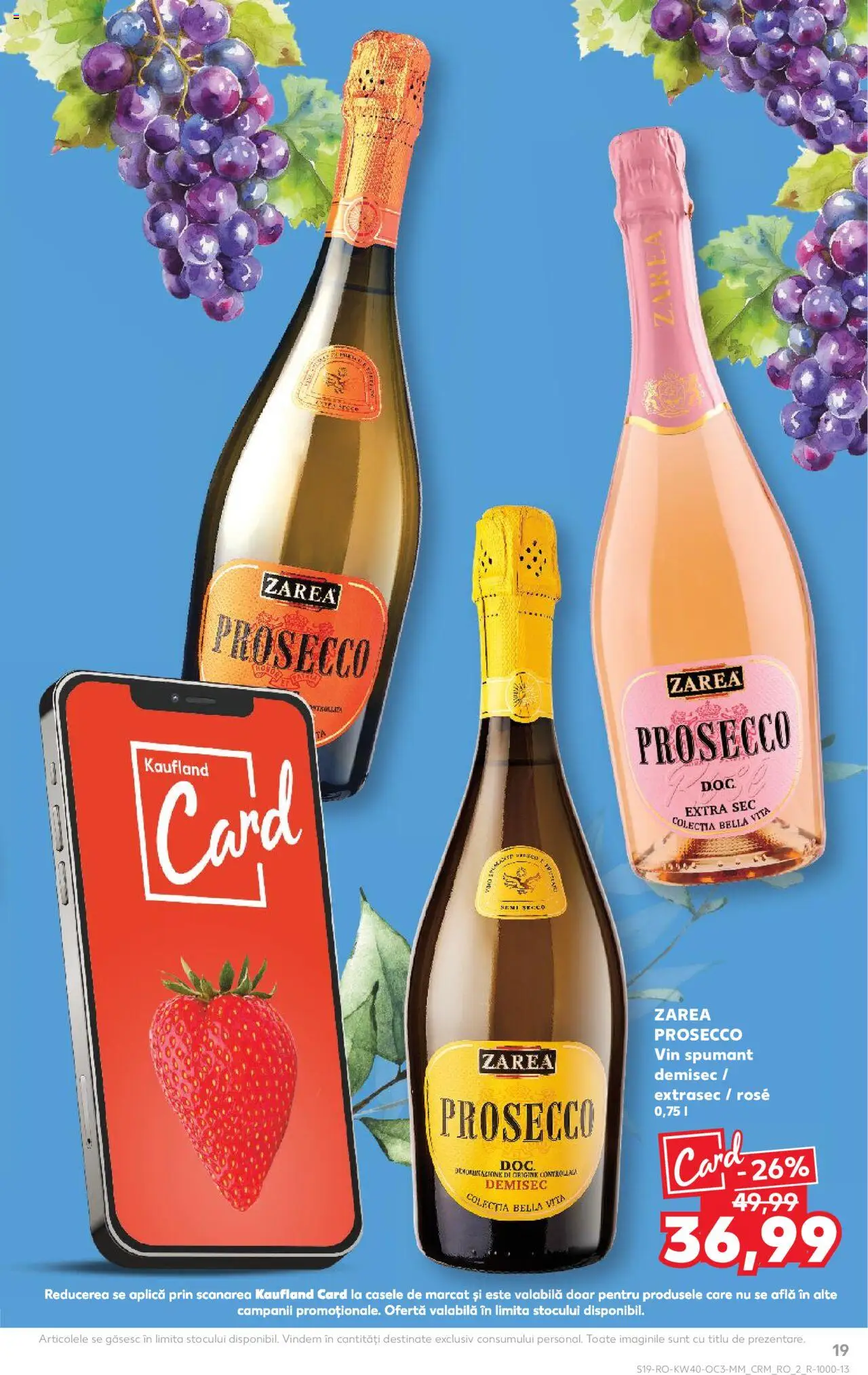 Noul catalog Kaufland – valabil de la 01.10.2025 | Pagină: 19 | Produse: Prosecco, Vin