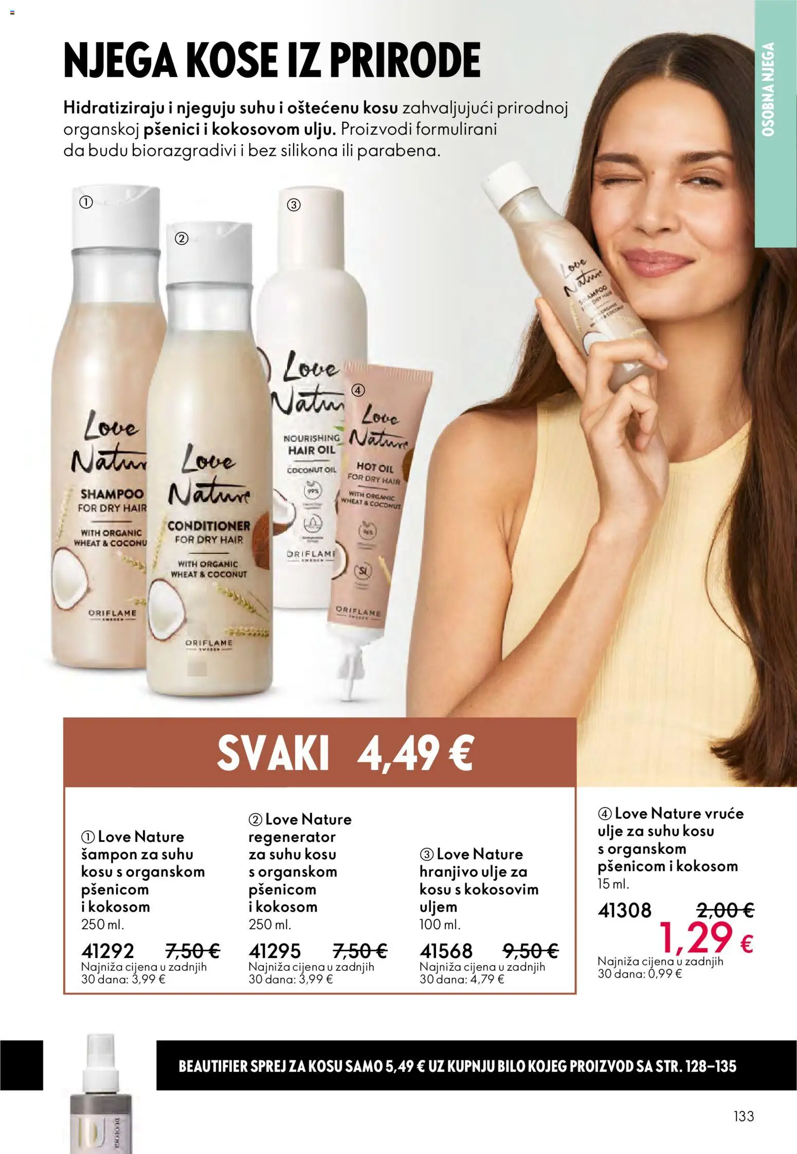 Oriflame katalog | vrijedi od 29.10.2025 | Stranica: 133 | Proizvodi: Šampon, Regenerator, Ulje