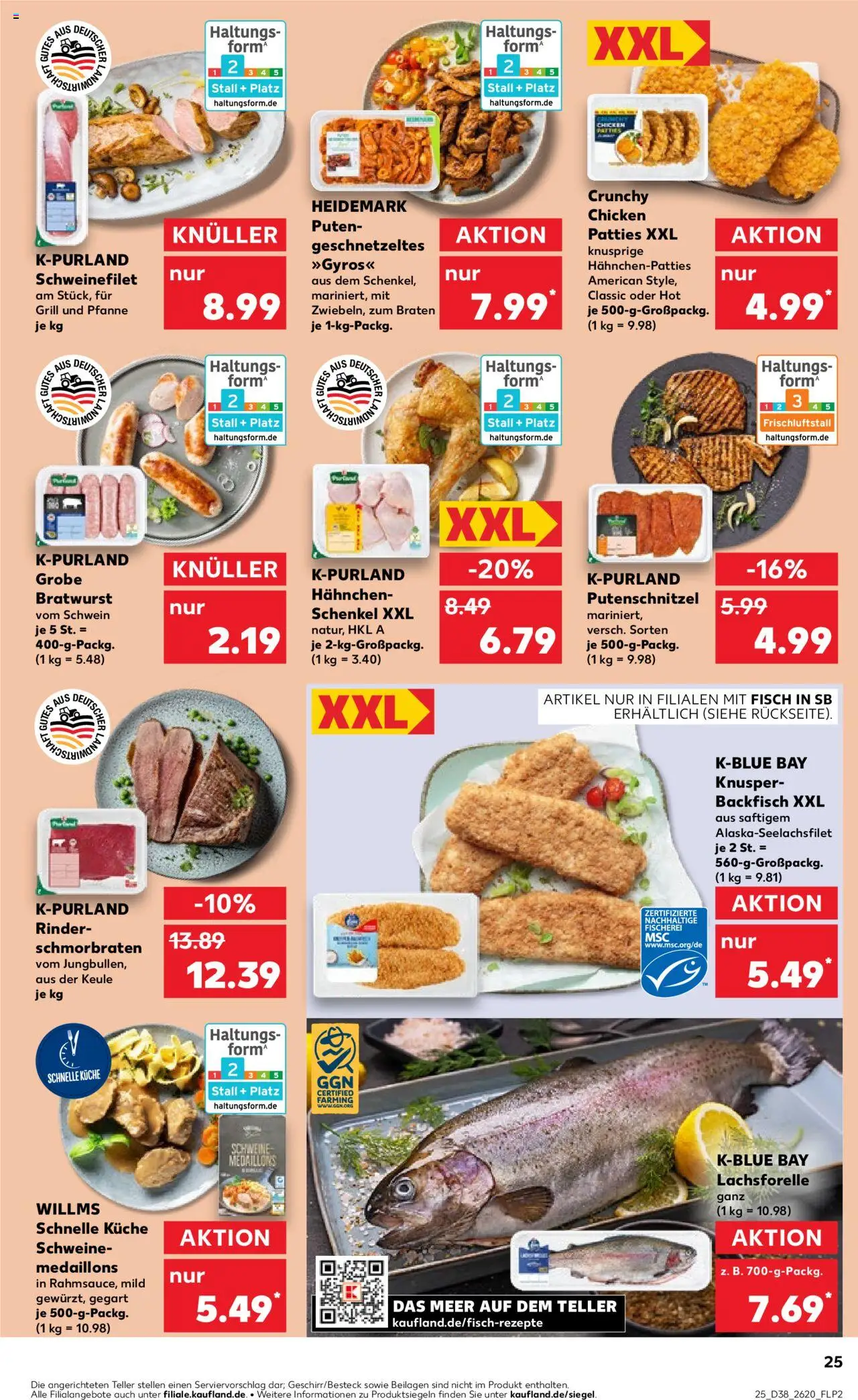 Kaufland prospekt Zeitz	 – gültig ab 18.09.2025 | Seite: 25 | Produkte: Grill, Hahnchen, Bratwurst, Gyros