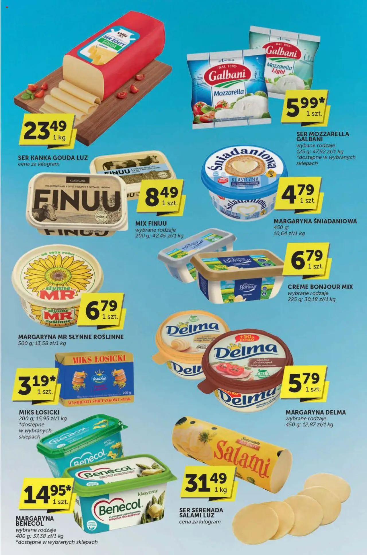 Euro Sklep Gazetka - Katalog od 04.09.2025 | Strona: 4 | Produkty: Ser żółty, Ser, Salami, Mozzarella