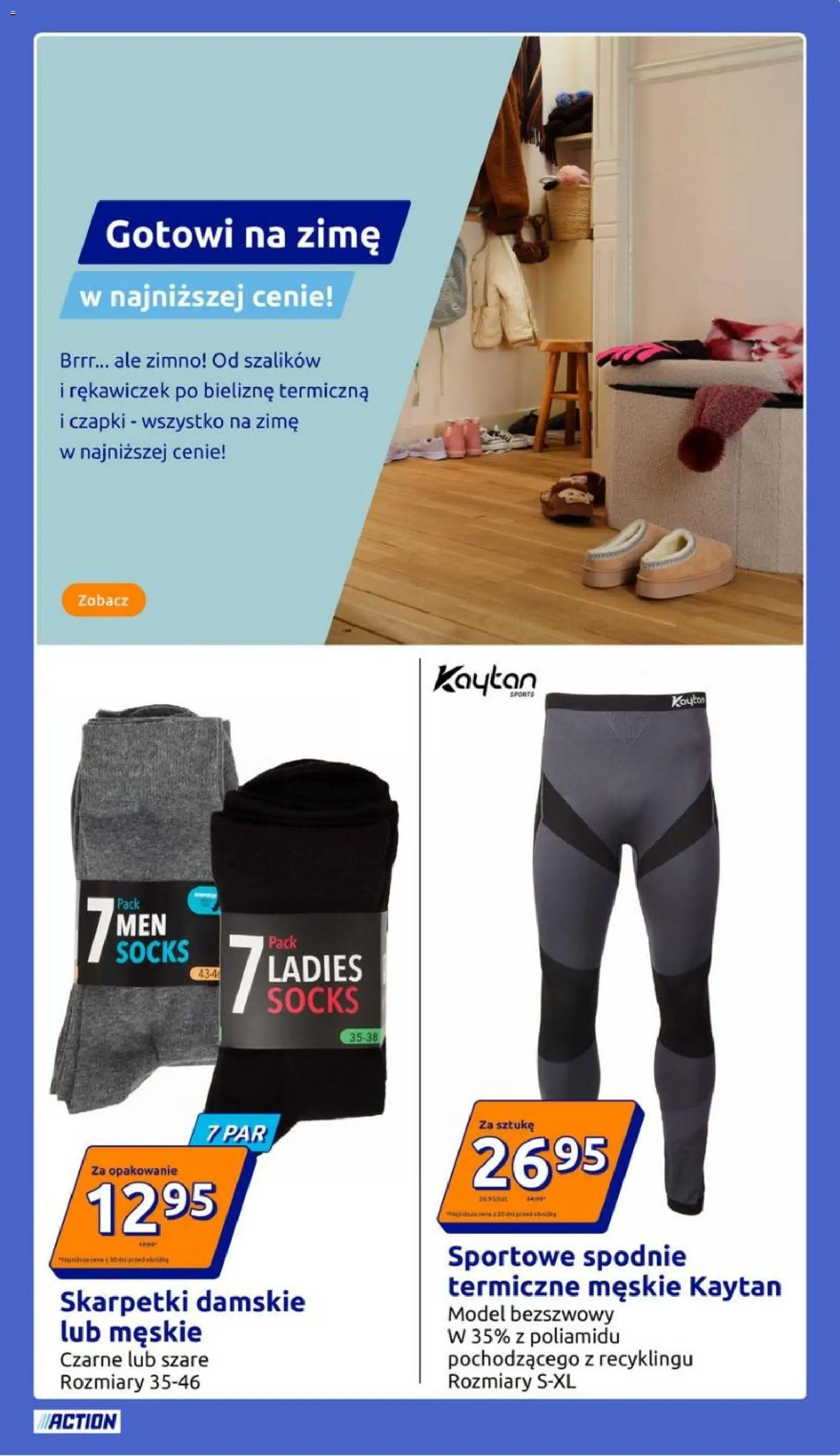 Action Gazetka od 21.01.2026 | Strona: 19 | Produkty: Spodnie, Skarpetki