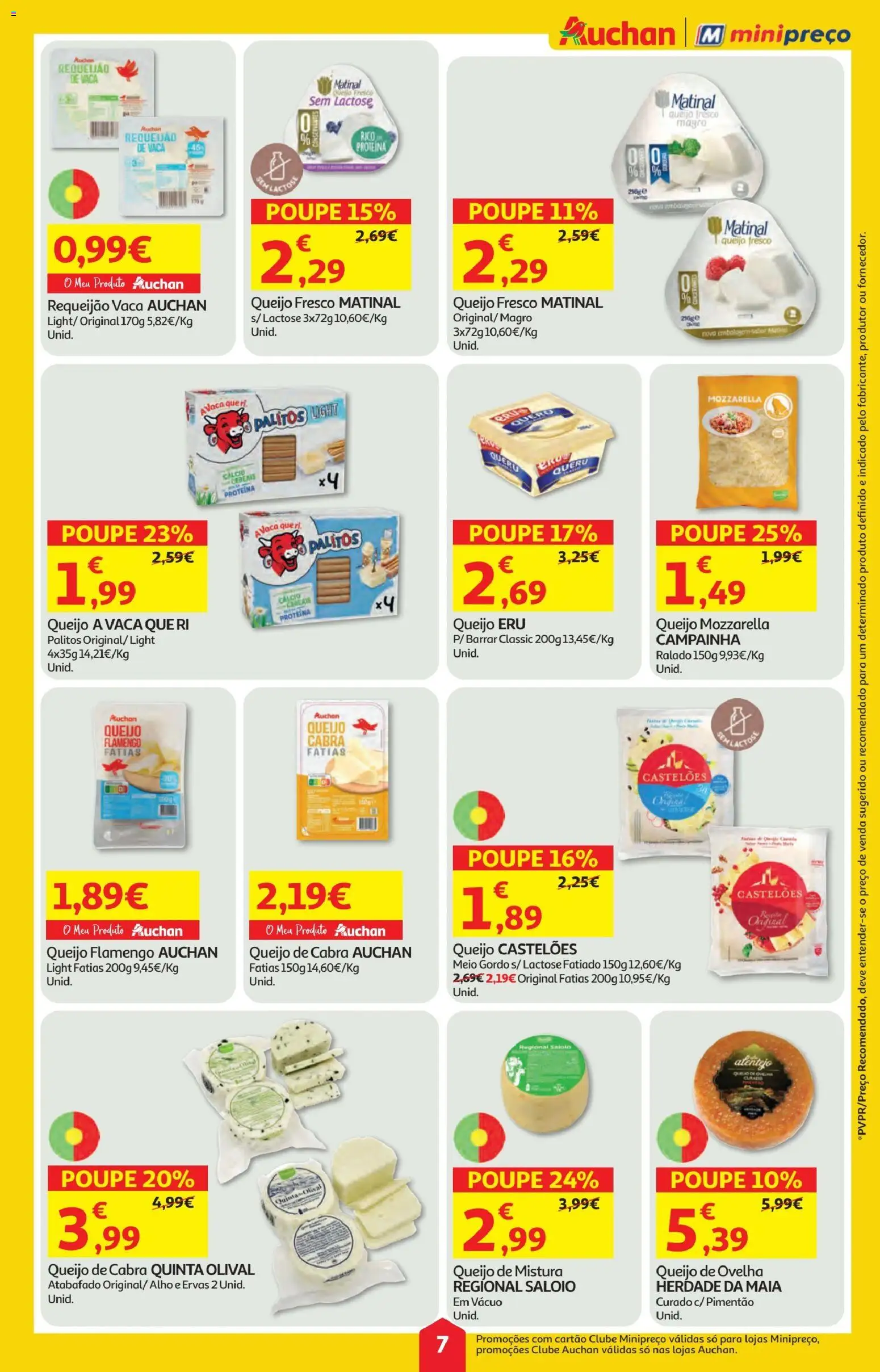 Minipreço folheto │ válido de 12.02.2026 | Página: 7 | Produtos: Campainha, Queijo, Requeijão, Proteina