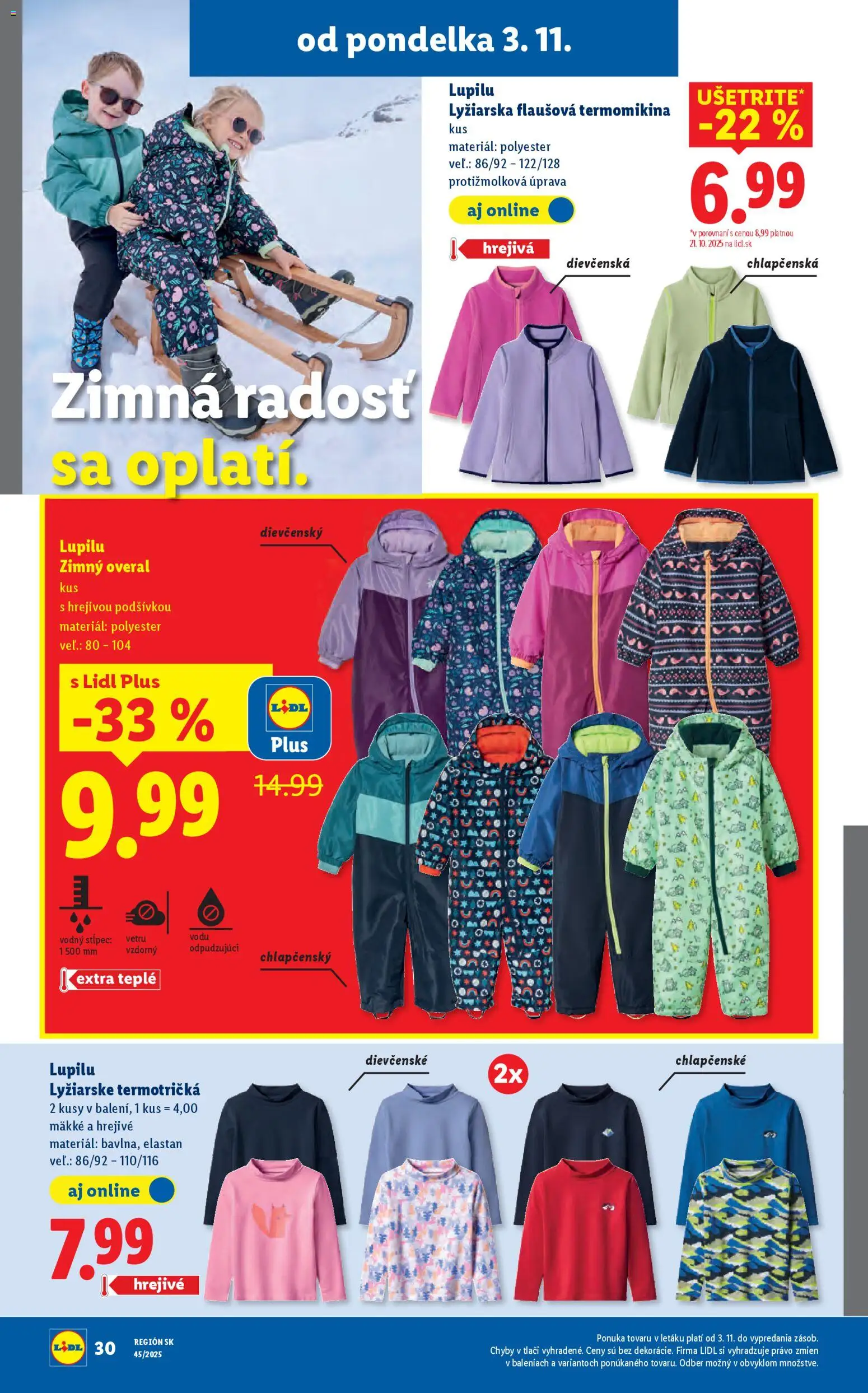 Nové Lidl akcie – leták je platný od 06.11.2025 | Strana: 80 | Produkty: Overal