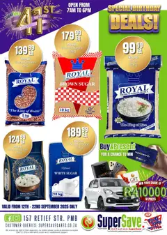New Super Save catalogue – valid from 16.09.2025 | Page: 30 | Products: Beans, Vitamins, Rice, Sugar
