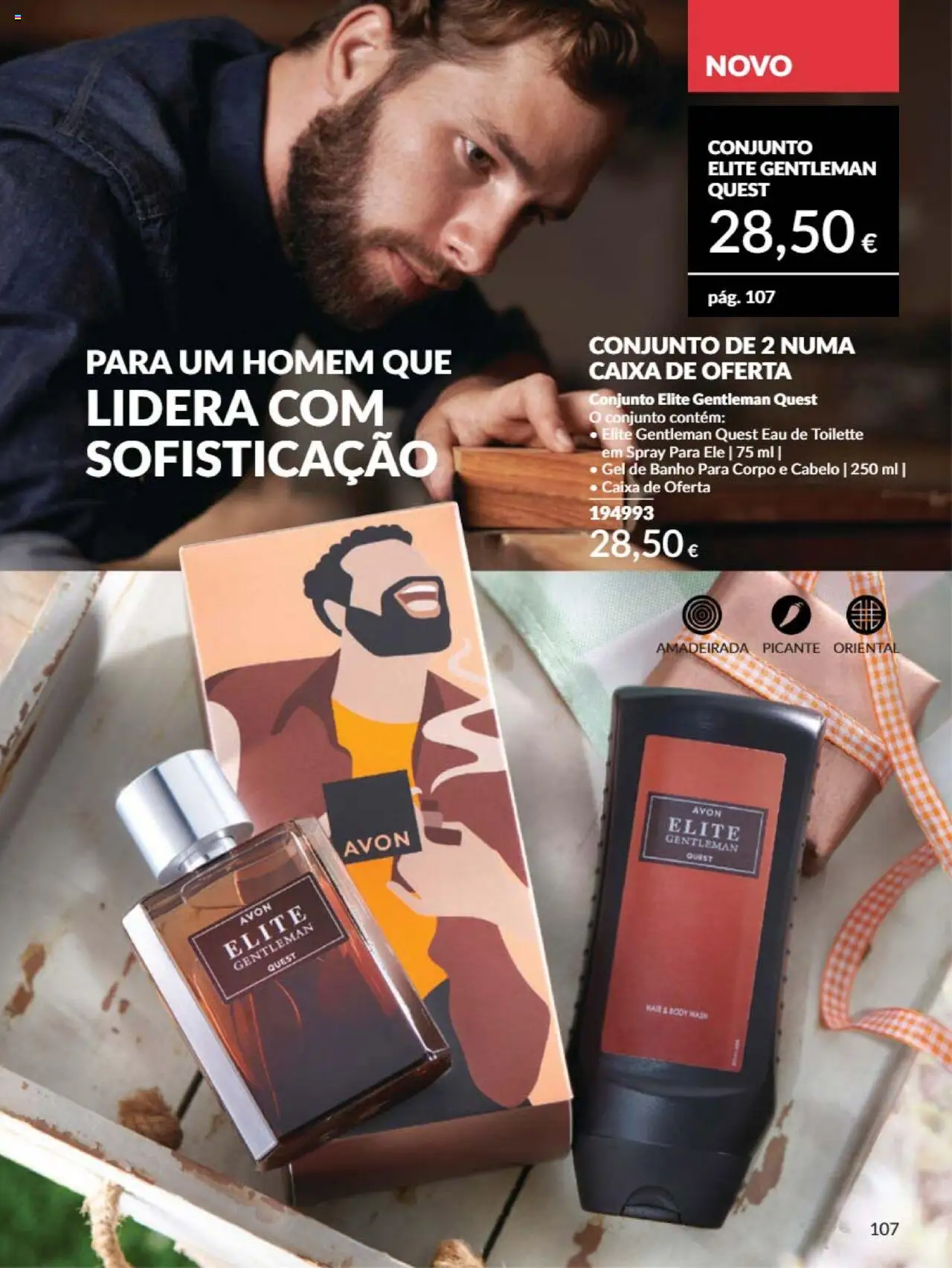 Catálogo Avon Campanha 6 │ válido de 01.06.2025 | Página: 107 | Produtos: Eau de toilette, Gel de banho, Caixa, Banho