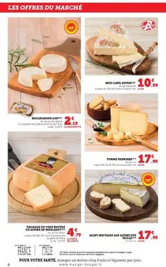 Super U - Prévisualisation de Super U - Le marché à prix bas ! Spécial Choucroute valide à partir de 12.11.2025 | Page: 6 | Produits: Lait, Fromage, Brie