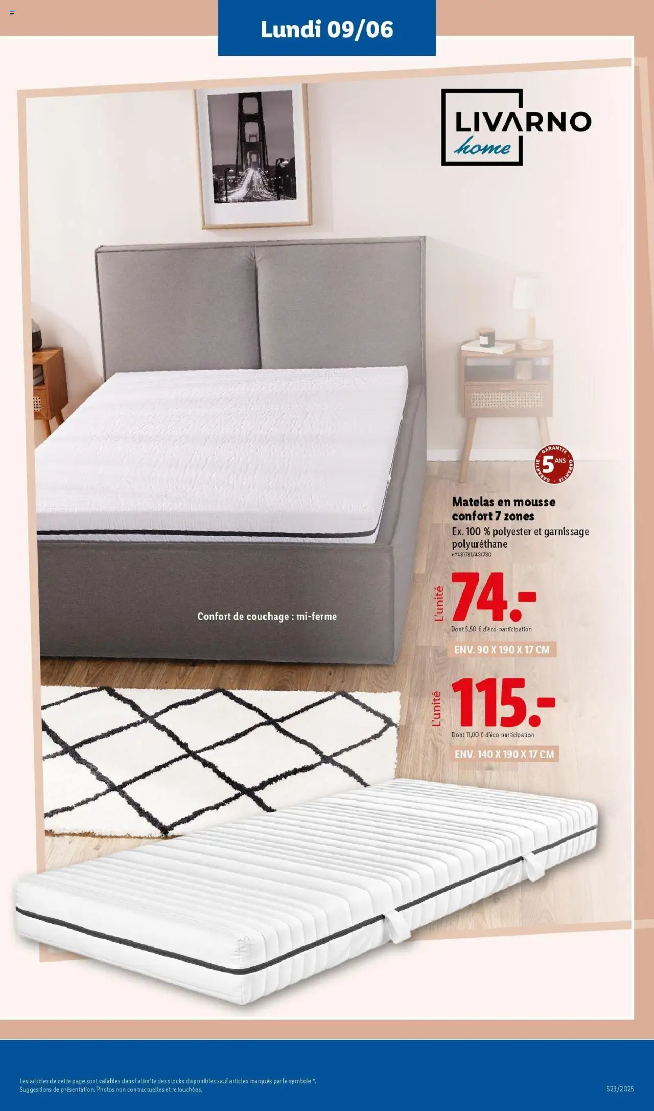  | Page: 53 | Produits: Mousse, Matelas