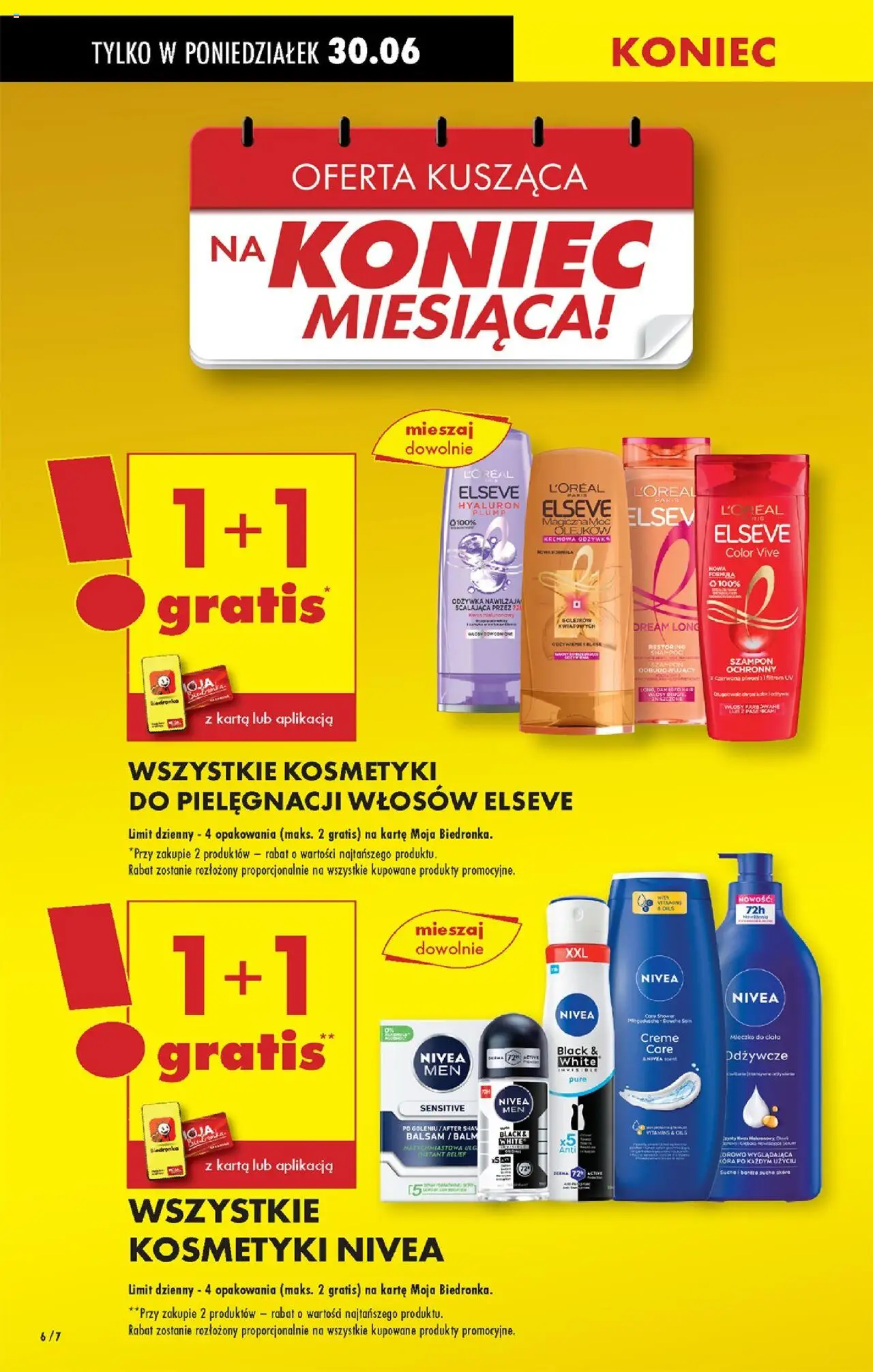 Biedronka gazetka od 30.06.2025 | Strona: 8 | Produkty: Karta, Kosmetyki, Szampon, Lotion