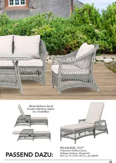 Rahaus Prospekt Gartenmöbel ab 07.04.2025 gültig | Seite: 25 | Produkte: Relaxliege