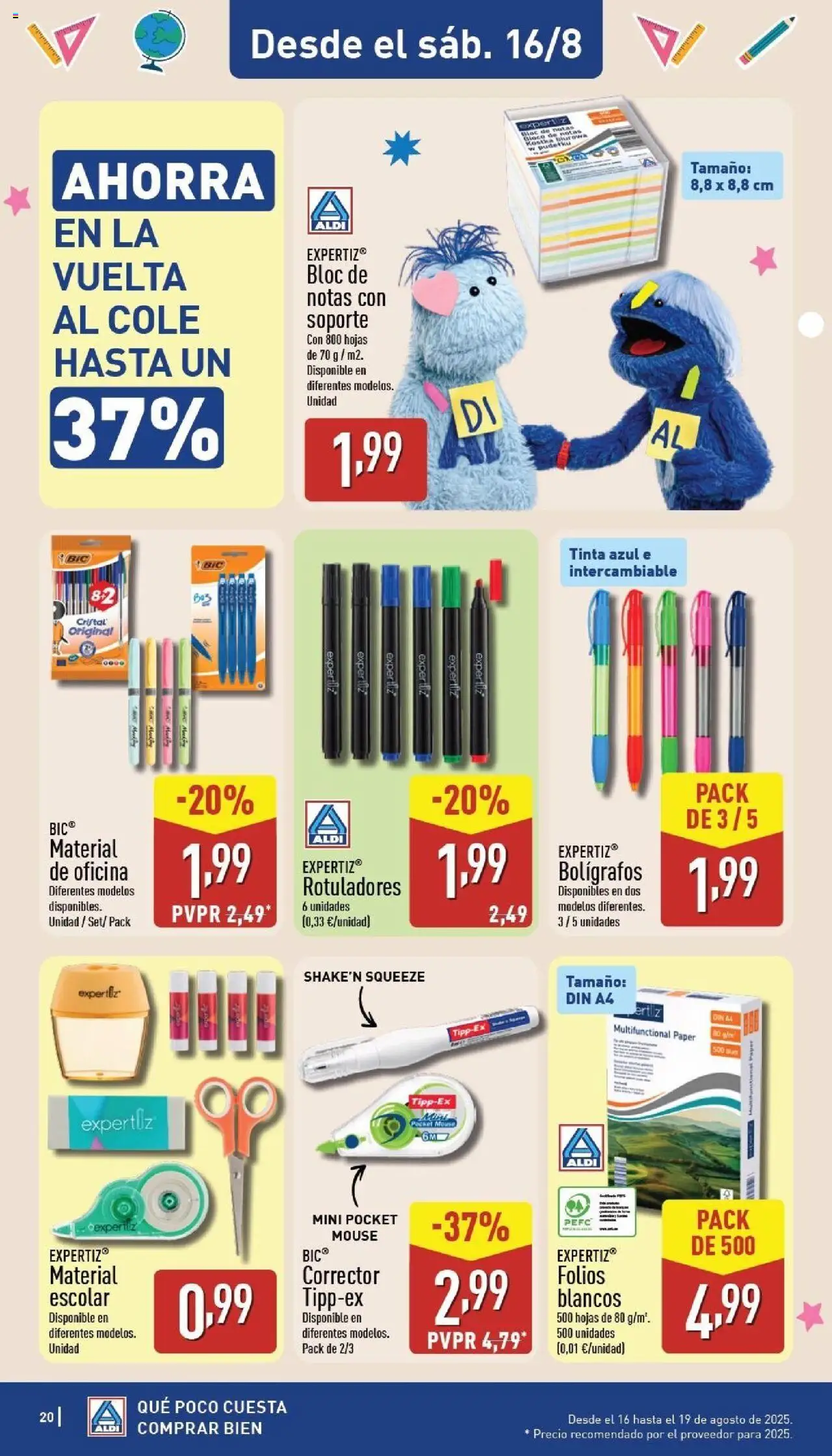 Aldi folleto Península │ válido desde el 11.08.2025 | Página: 20 | Productos: Corrector, Mouse