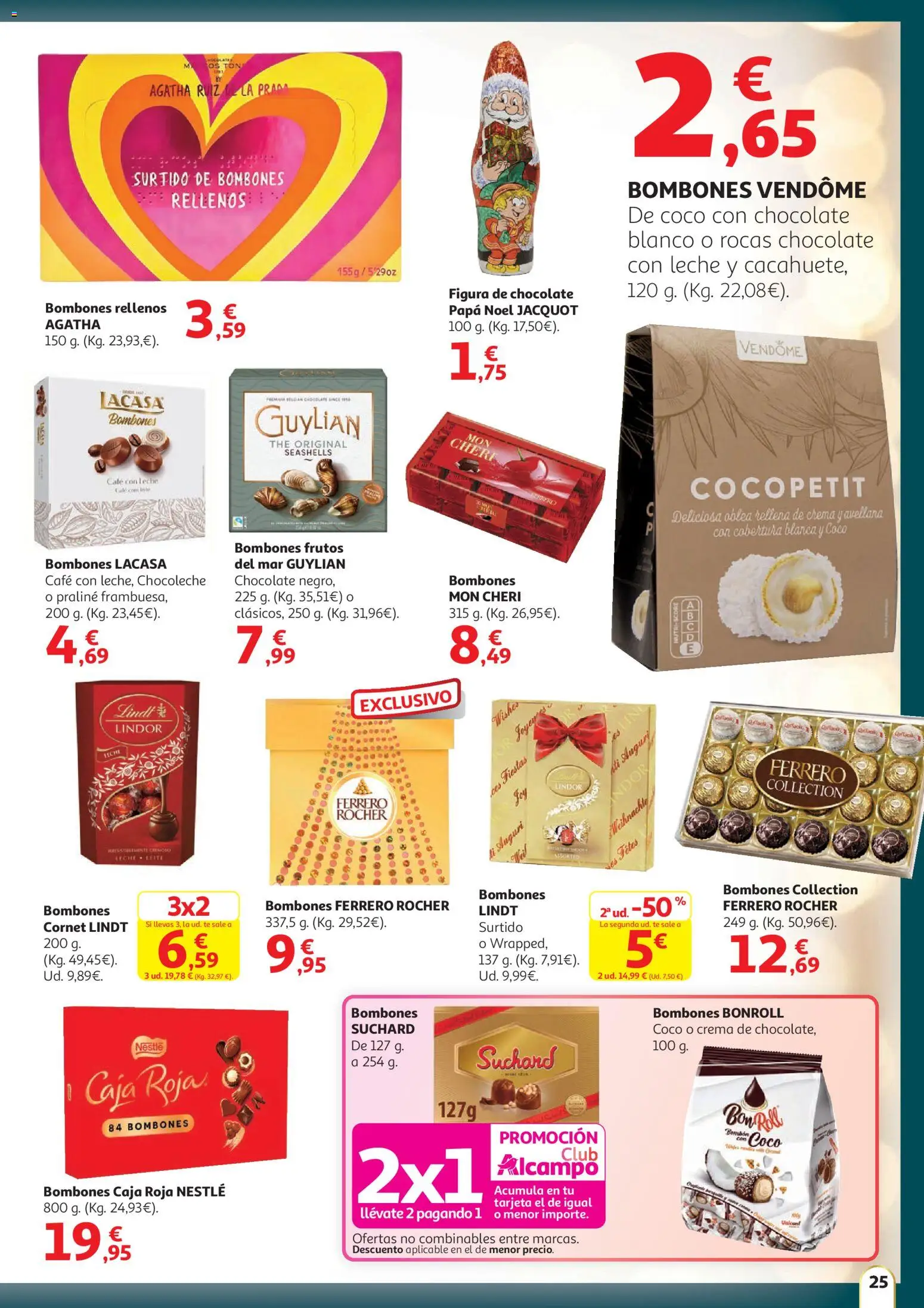 Alcampo - HG Nacional  │ válido desde el 11.12.2025 | Página: 25 | Productos: Leche, Τυρόπιτα, Crema, Té