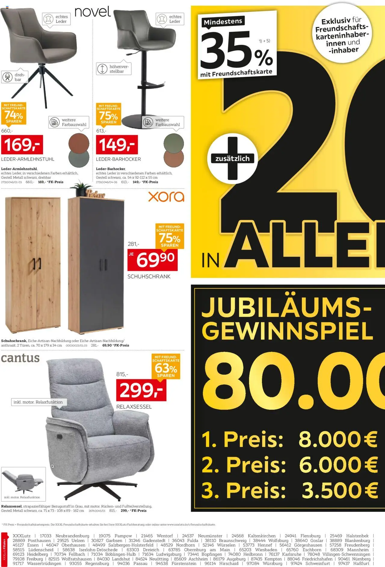 XXXL Lutz Prospekt 	 - gültig ab dem 11.08.2025 | Seite: 2 | Produkte: Relaxsessel