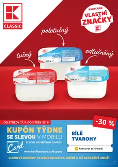 Tvaroh Odtučněný, Tvaroh Odtučněný od 17.09.2025 | Strana: 69 | Produkty: Tvaroh, Tvaroh odtučněný, Tvaroh tučný