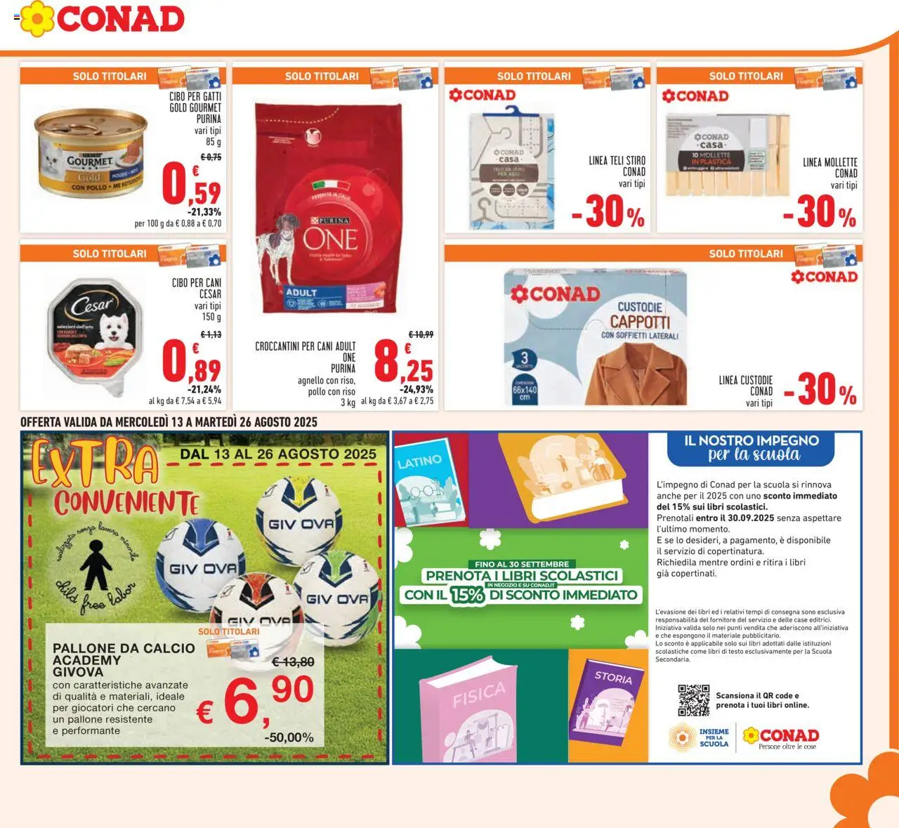 Volantino Conad del 13.08.2025 | Pagina: 21 | Prodotti: Pollo, Riso, Pallone, Agnello