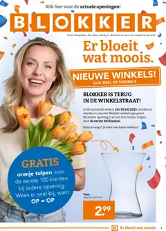 Blokker - Folder - Voorbeeld van een folder van Blokker, geldig van 23.07.2025