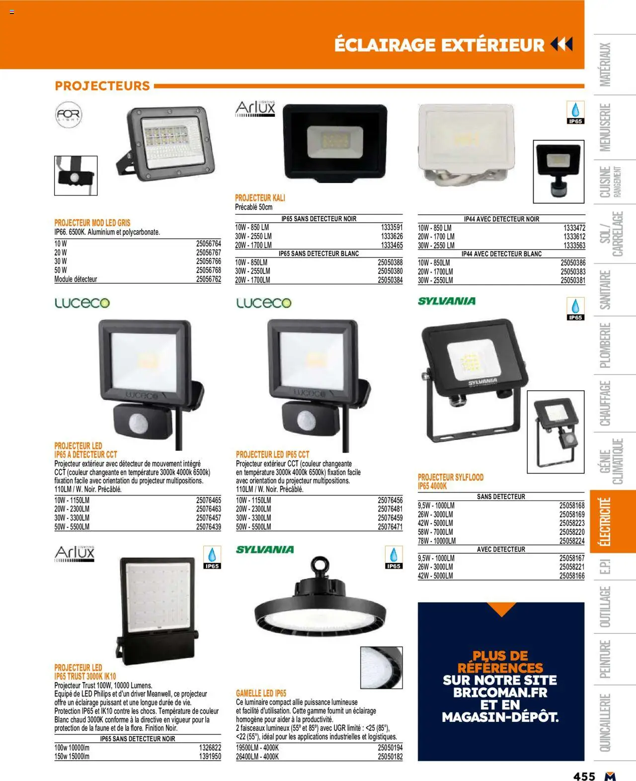  | Page: 455 | Produits: Projecteur