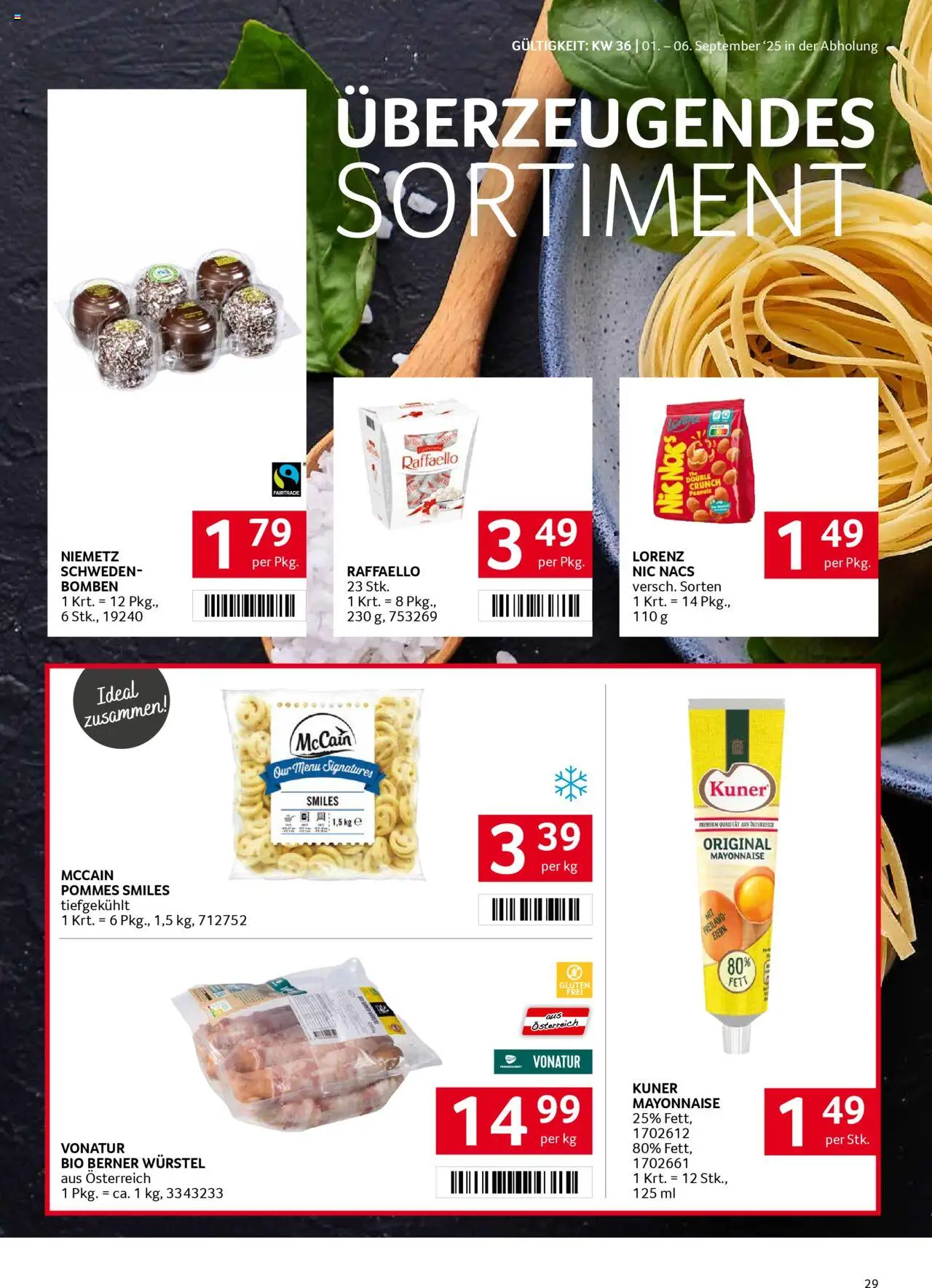 Transgourmet Flugblatt gültig ab 31.08.2025 | Seite: 29 | Produkte: Mayonnaise