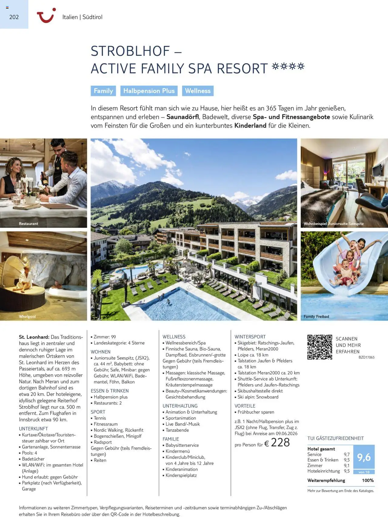 TUI Urlaub mit eigener Anreise 2025/26 – gültig ab 01.11.2025 | Seite: 202 | Produkte: Babybett, Ski, Snowboard